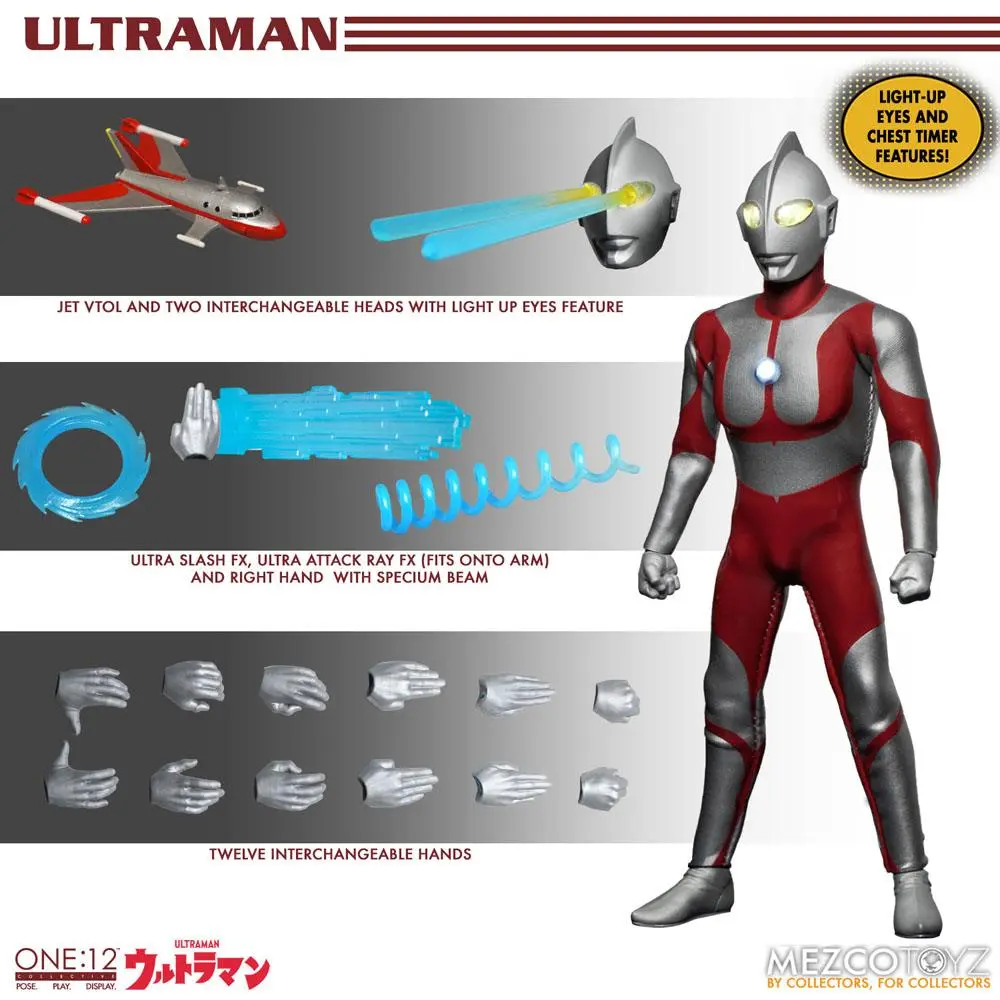 Ultraman Light-Up Akčná figúrka 1/12 Ultraman 16 cm termékfotó