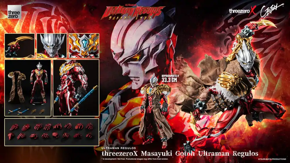 Ultraman akčná figúrka Masayuki Gotoh Ultraman Regulos 33 cm produktová fotografia