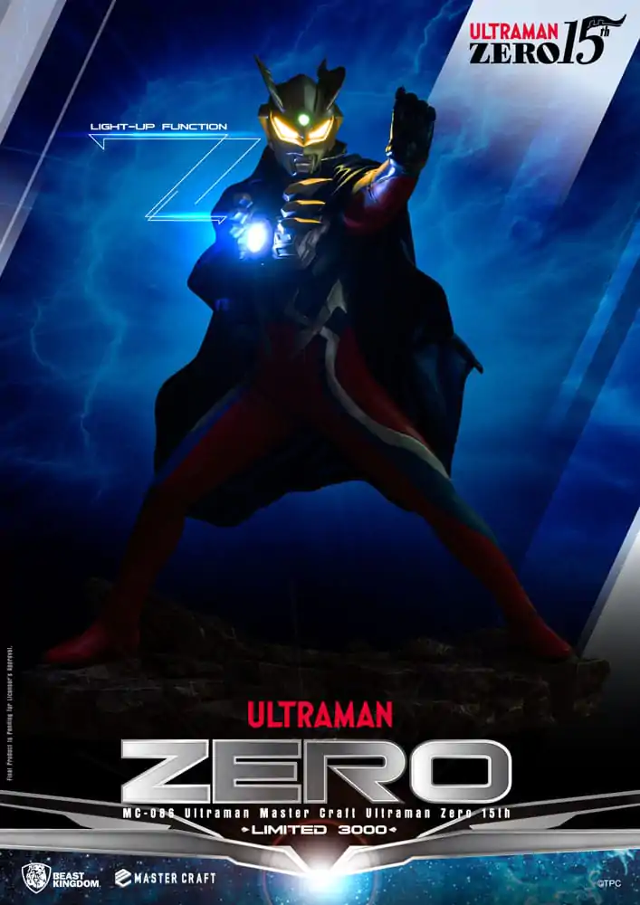 Ultraman Master Craft socha Ultraman Zero 15th 41 cm produktová fotografia