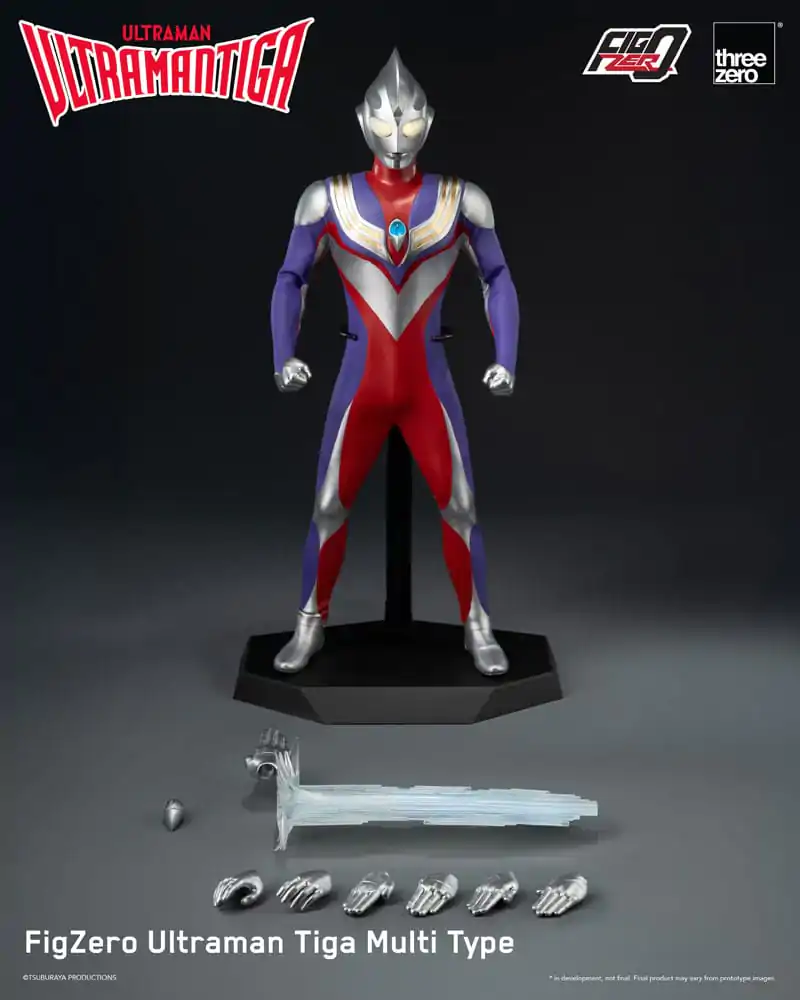 Ultraman Tiga FigZero Akčná figúrka 1/6 Ultraman Tiga Multi Type 32 cm produktová fotografia