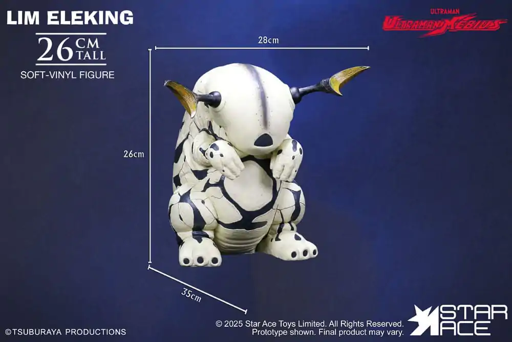 Ultraman Ultra-Kaiju Mäkká vinylová socha Lim Eleking 26 cm produktová fotografia