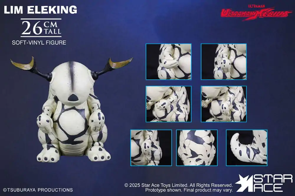 Ultraman Ultra-Kaiju Mäkká vinylová socha Lim Eleking 26 cm produktová fotografia