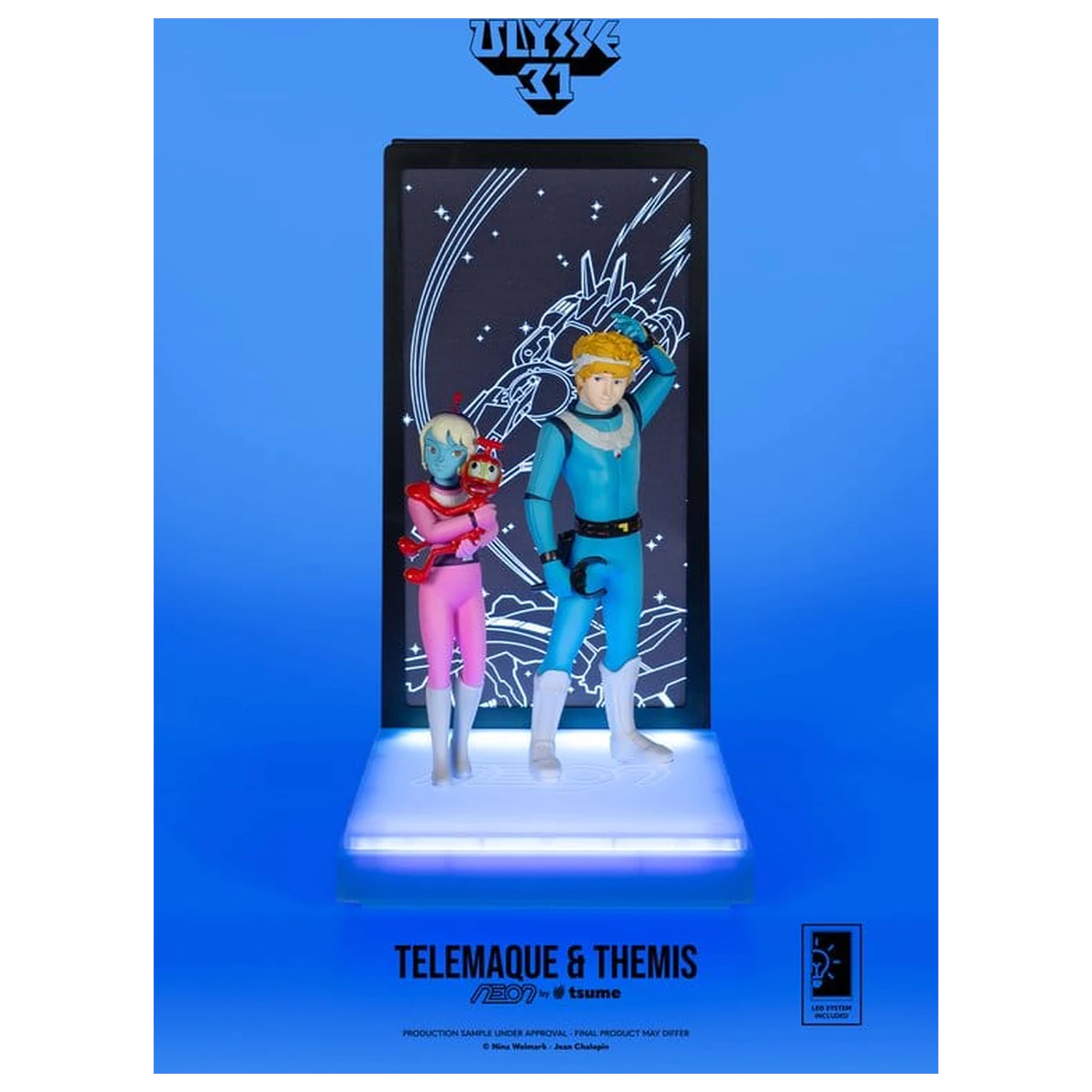 Ulysse 31 Neon Figure 1/9 Telemachus & Themis 20 cm produktová fotografia