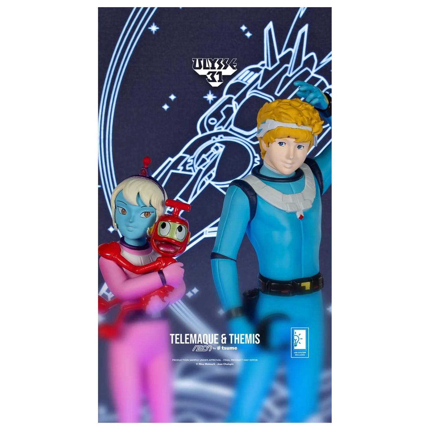 Ulysse 31 Neon Figure 1/9 Telemachus & Themis 20 cm produktová fotografia