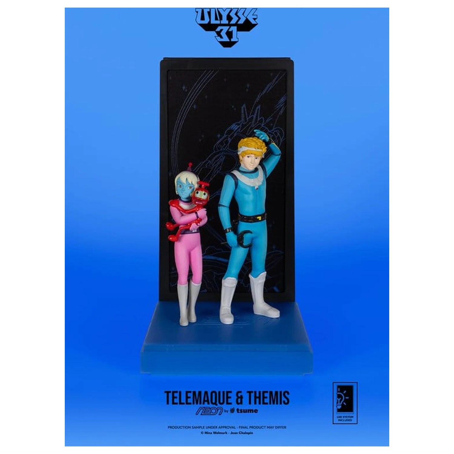 Ulysse 31 Neon Figure 1/9 Telemachus & Themis 20 cm produktová fotografia