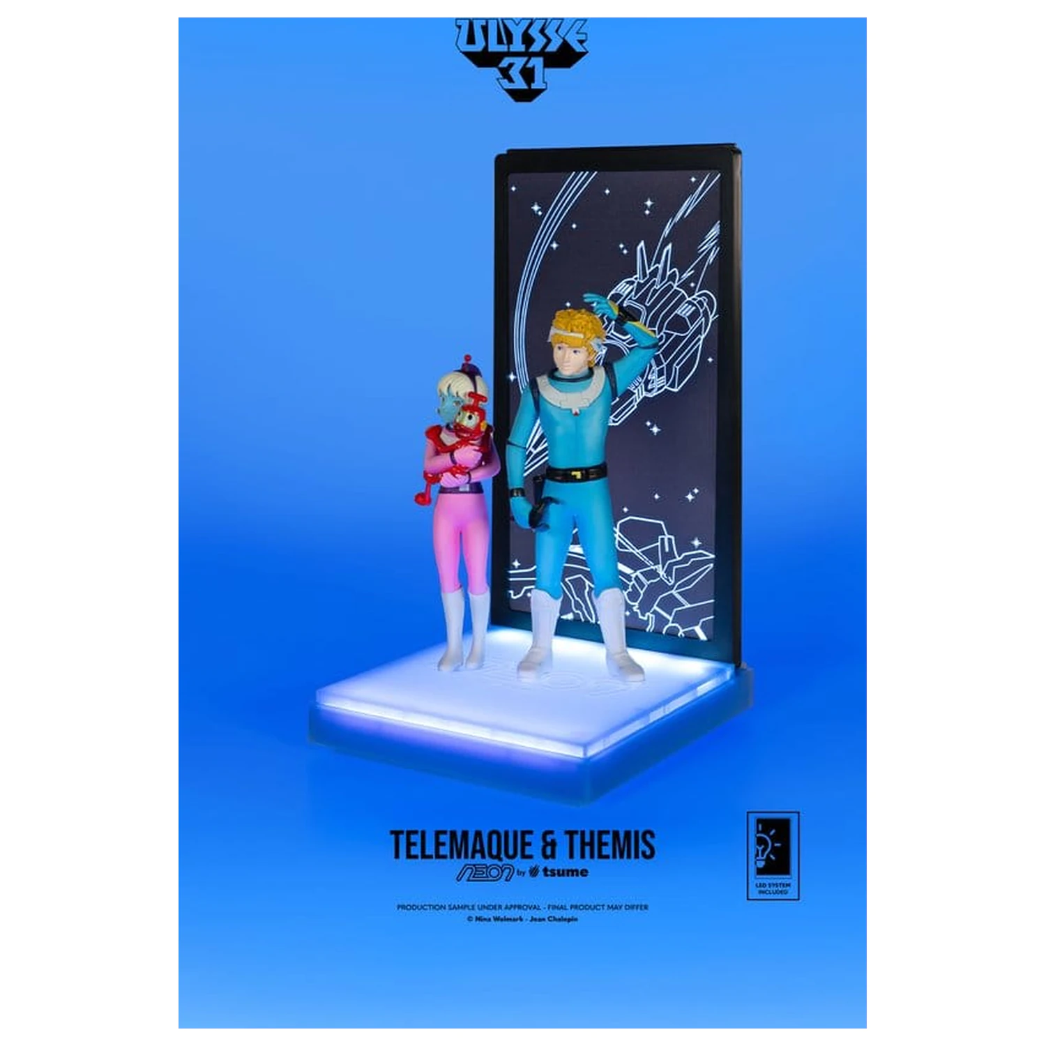 Ulysse 31 Neon Figure 1/9 Telemachus & Themis 20 cm produktová fotografia