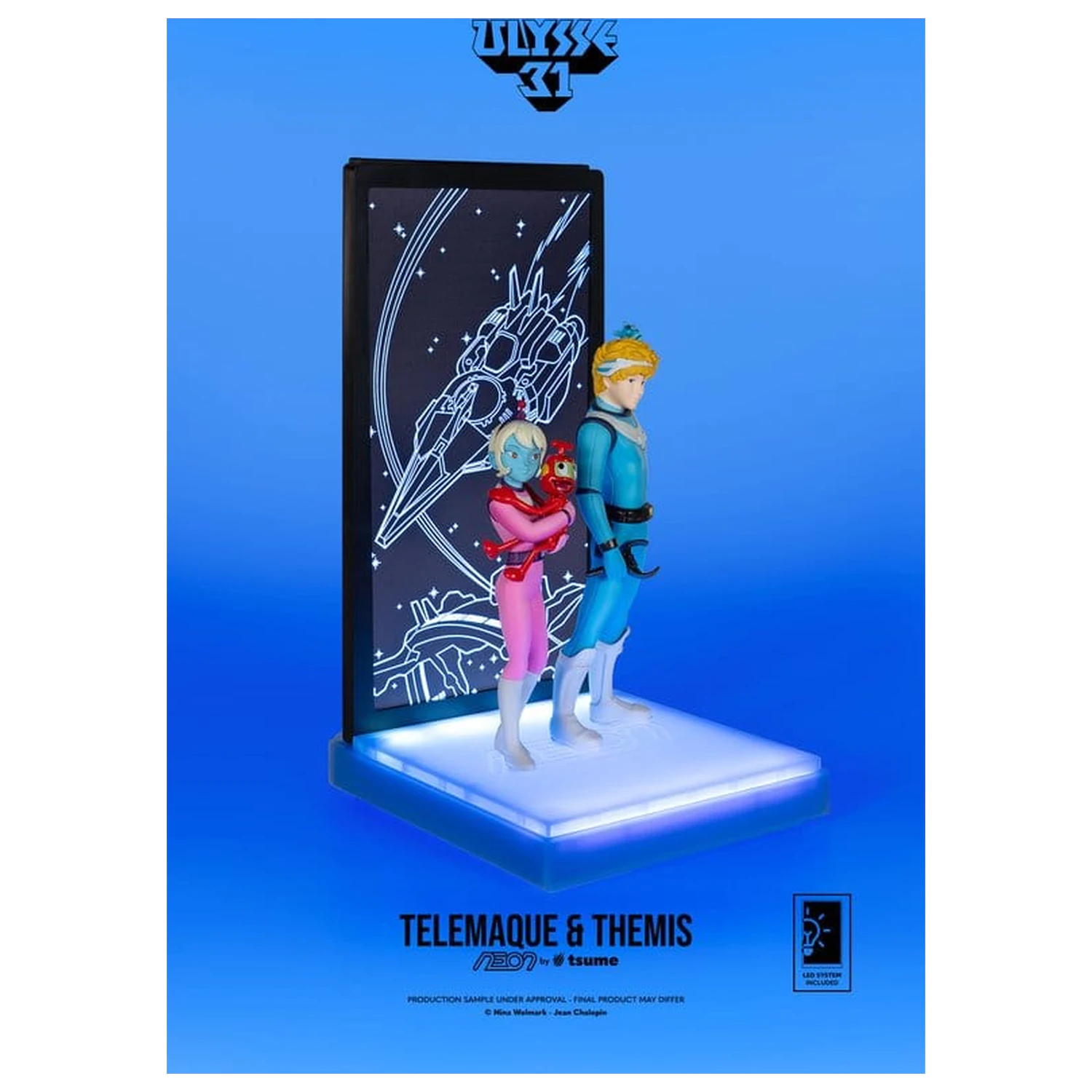 Ulysse 31 Neon Figure 1/9 Telemachus & Themis 20 cm produktová fotografia