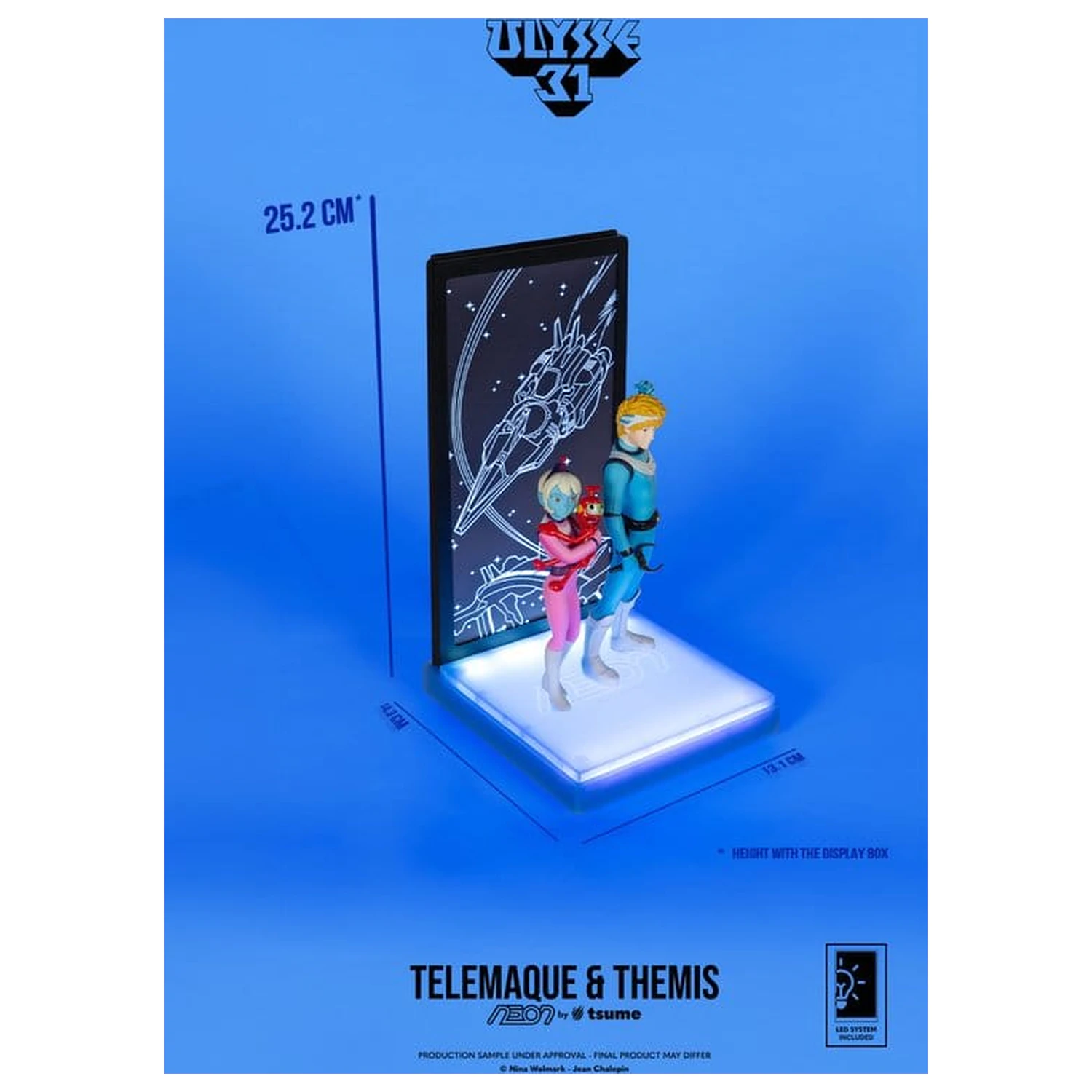 Ulysse 31 Neon Figure 1/9 Telemachus & Themis 20 cm produktová fotografia