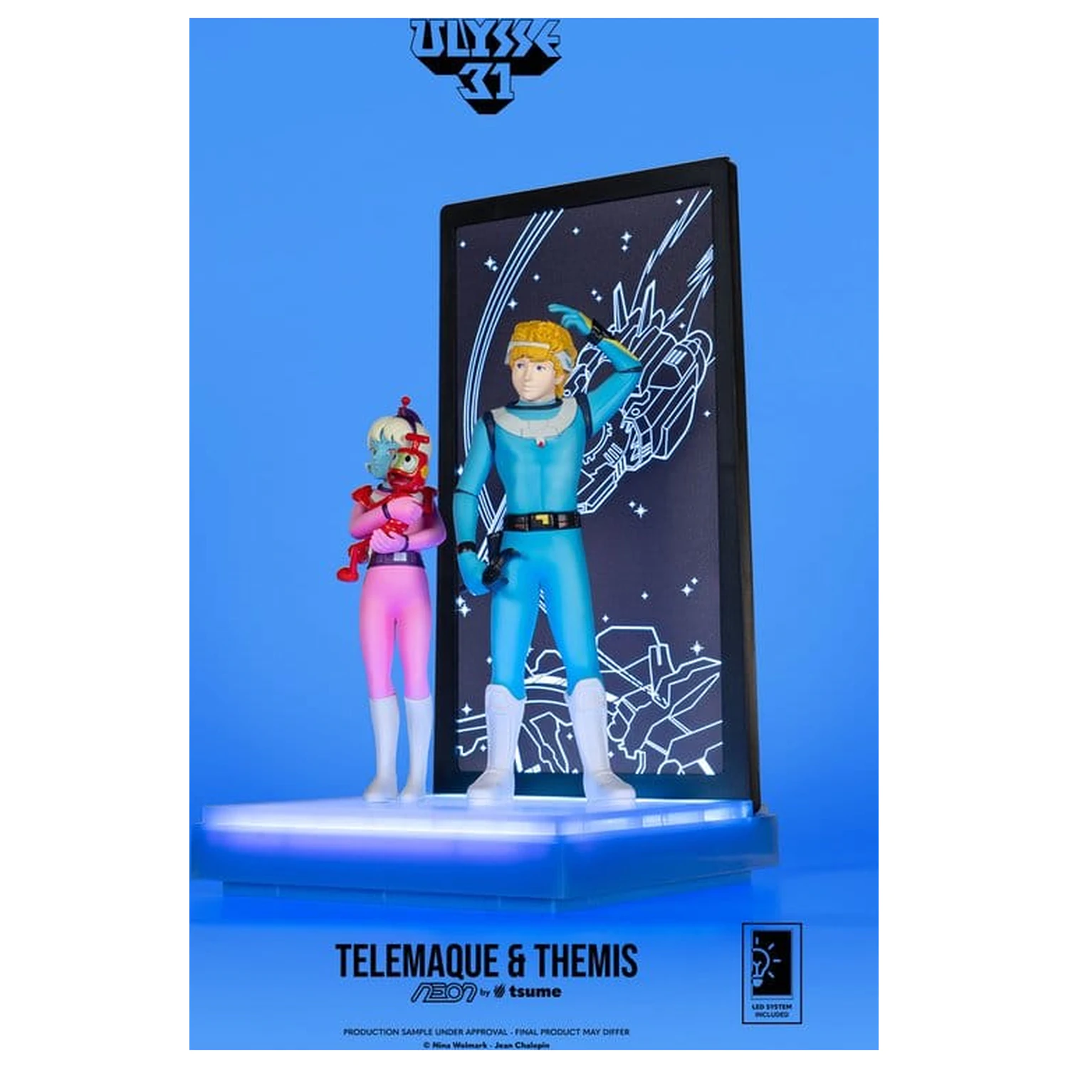 Ulysse 31 Neon Figure 1/9 Telemachus & Themis 20 cm produktová fotografia