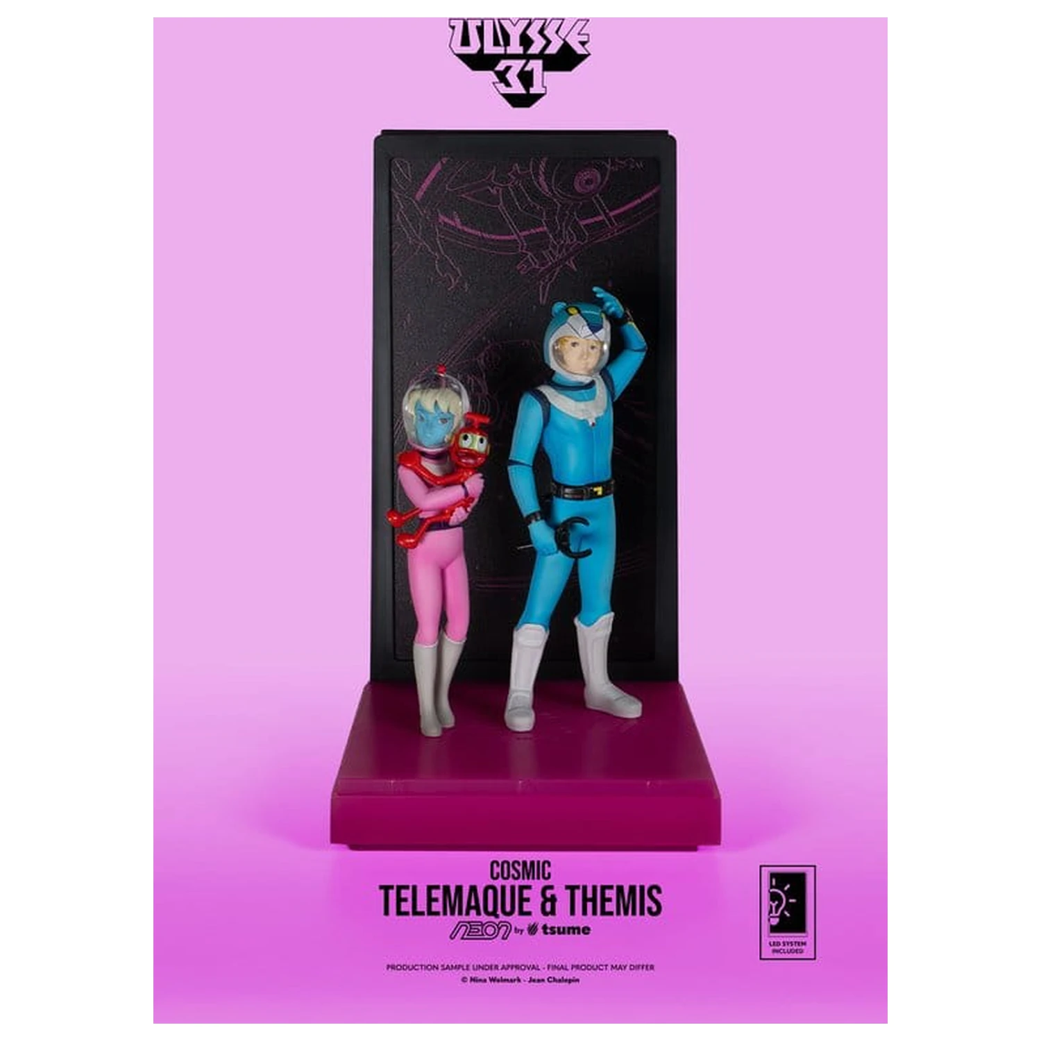 Ulysse 31 Neon Figure 1/9 Telemachus & Themis Cosmic Version 20 cm produktová fotografia
