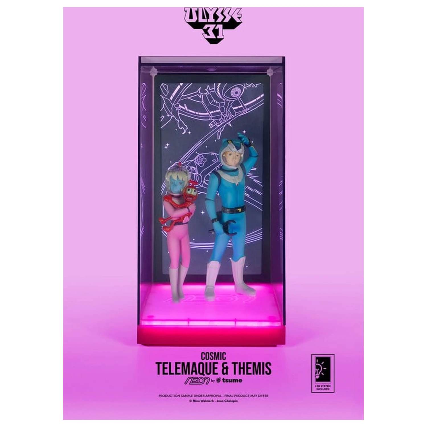 Ulysse 31 Neon Figure 1/9 Telemachus & Themis Cosmic Version 20 cm produktová fotografia