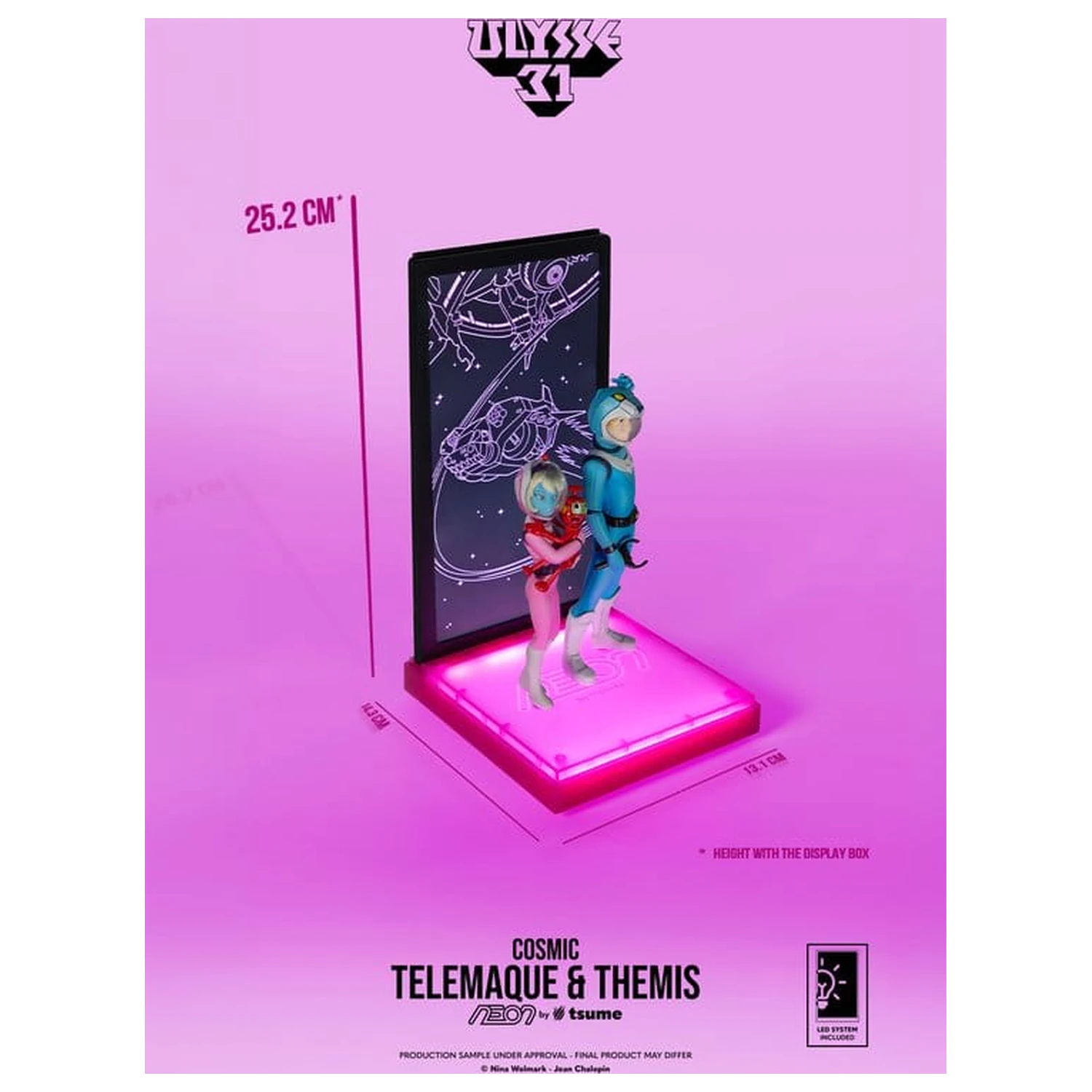 Ulysse 31 Neon Figure 1/9 Telemachus & Themis Cosmic Version 20 cm produktová fotografia