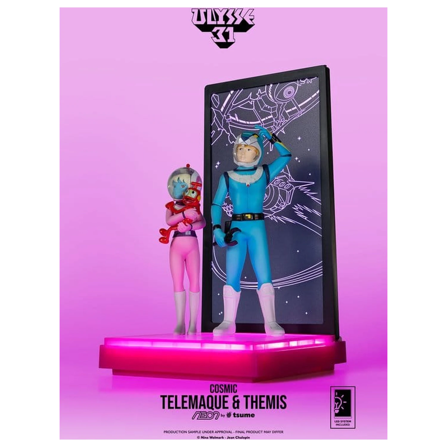 Ulysse 31 Neon Figure 1/9 Telemachus & Themis Cosmic Version 20 cm produktová fotografia