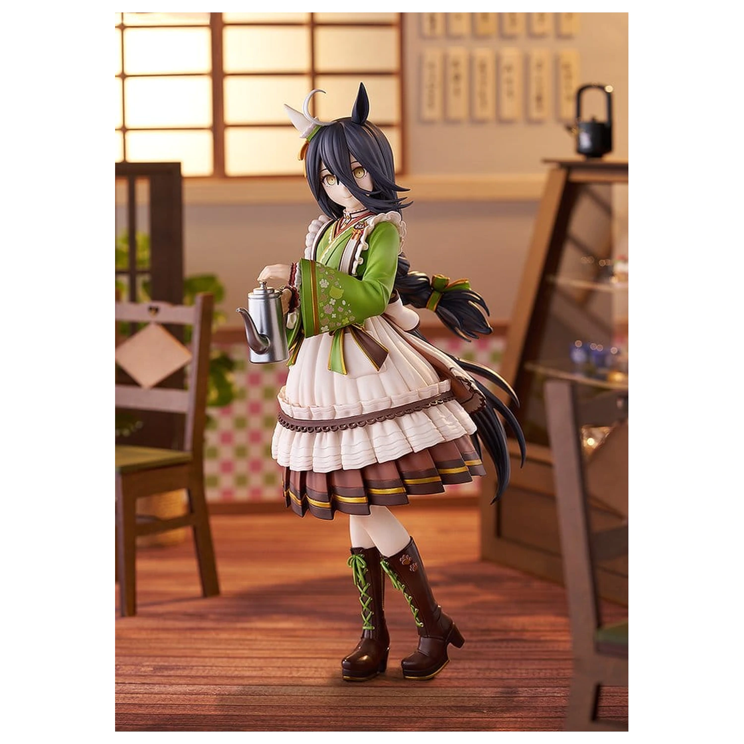 Uma Musume Pretty Derby PVC socha 1/7 Manhattan Cafe Willow-Green Evening 24 cm produktová fotografia