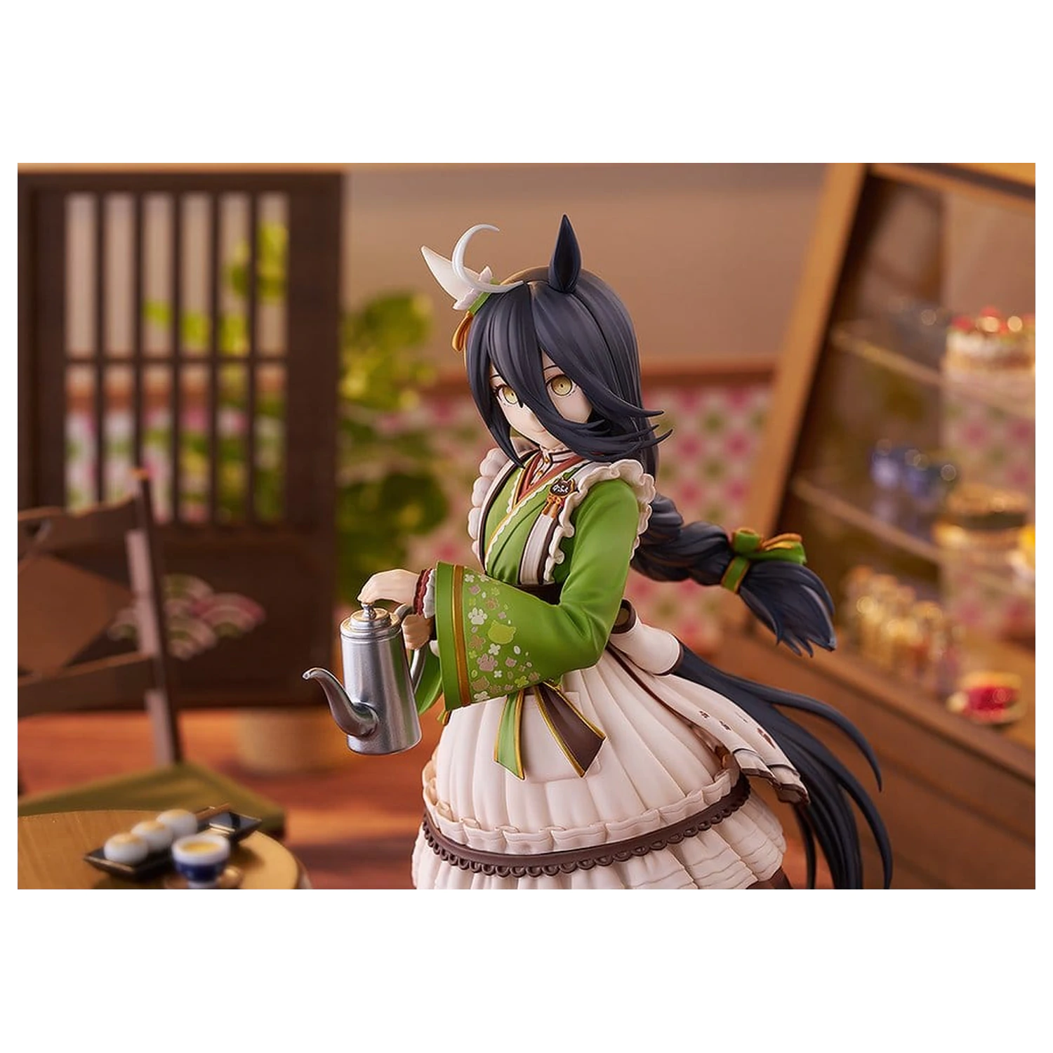 Uma Musume Pretty Derby PVC socha 1/7 Manhattan Cafe Willow-Green Evening 24 cm produktová fotografia