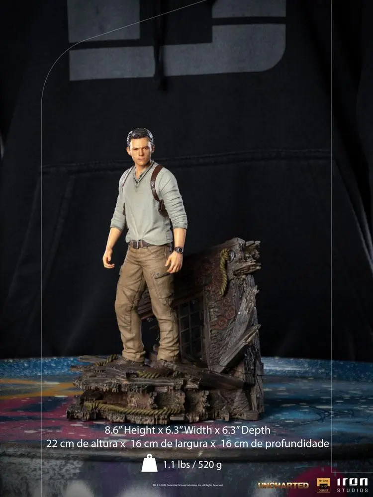 Uncharted Movie Deluxe Art Scale Soška 1/10 Nathan Drake 22 cm produktová fotografia