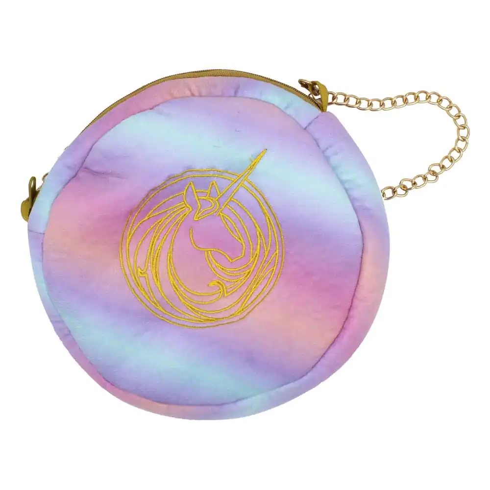 Unicorn Academy Plyšová taška cez rameno okrúhla produktová fotografia