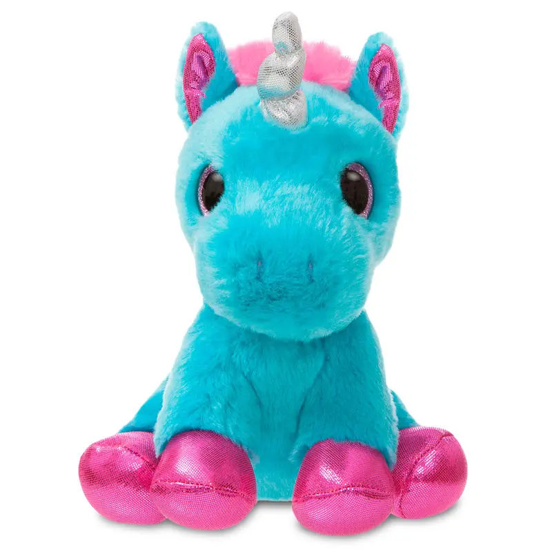 Plyšová hračka Unicorn turquoise solft 18cm termékfotó