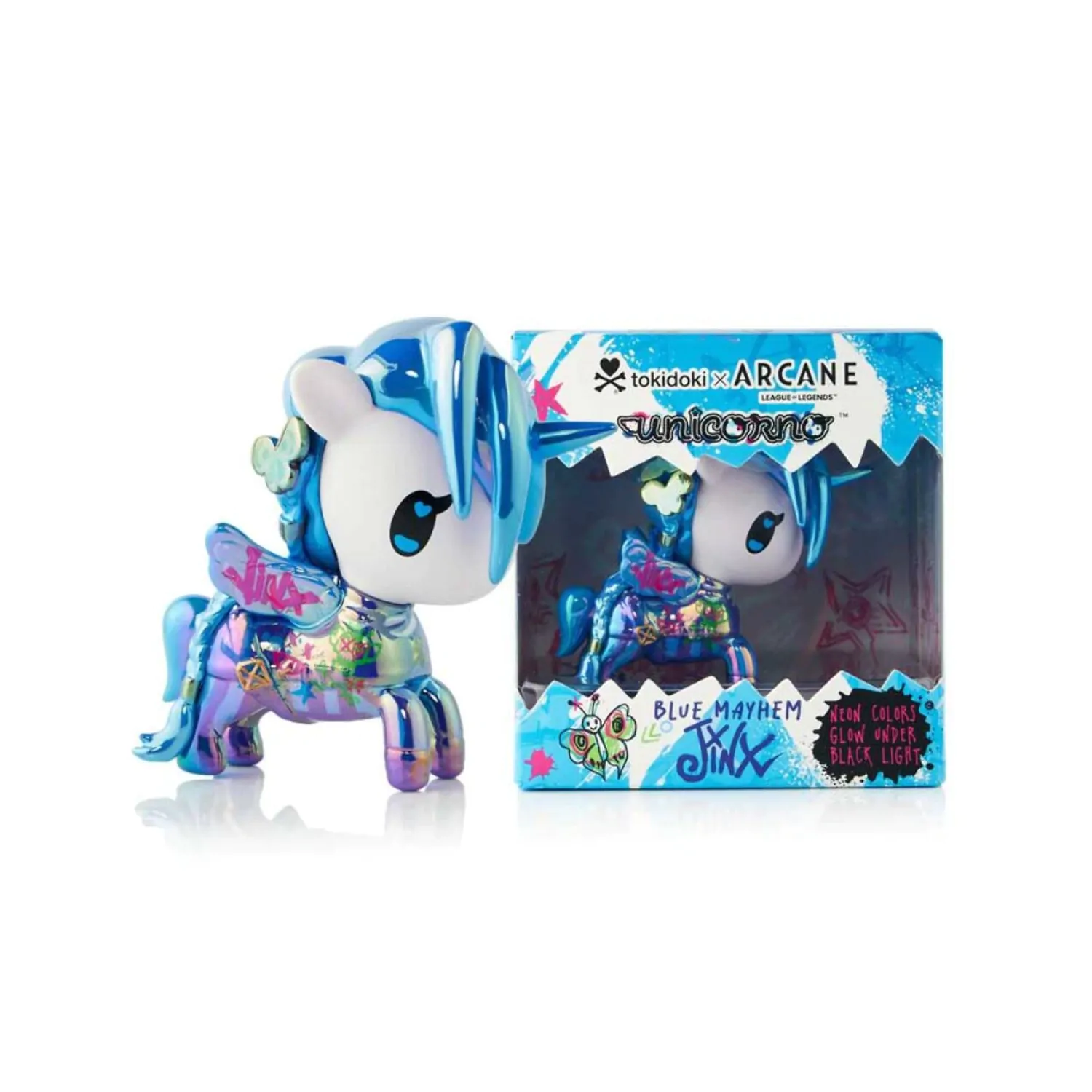Unicorno x Arcane Window Box figúrka Blue Mayhem JINX (Special Edition) 7 cm produktová fotografia