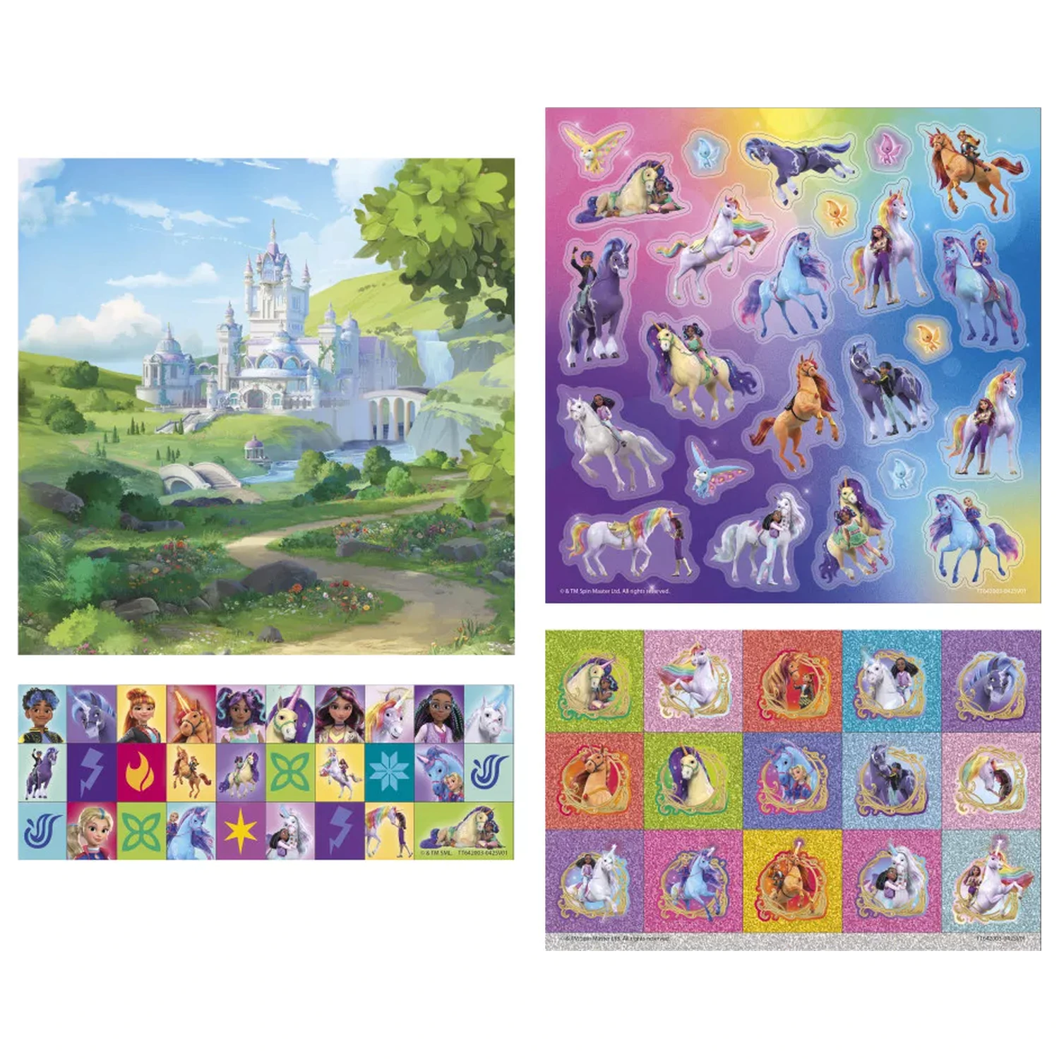 Unicorn Academy Friends sada nálepiek produktová fotografia
