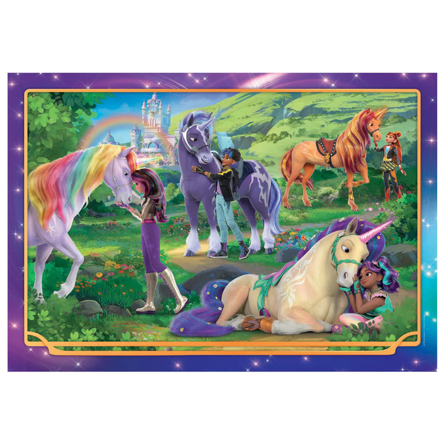 Unicorn Academy Meadow 104-dielne puzzle produktová fotografia