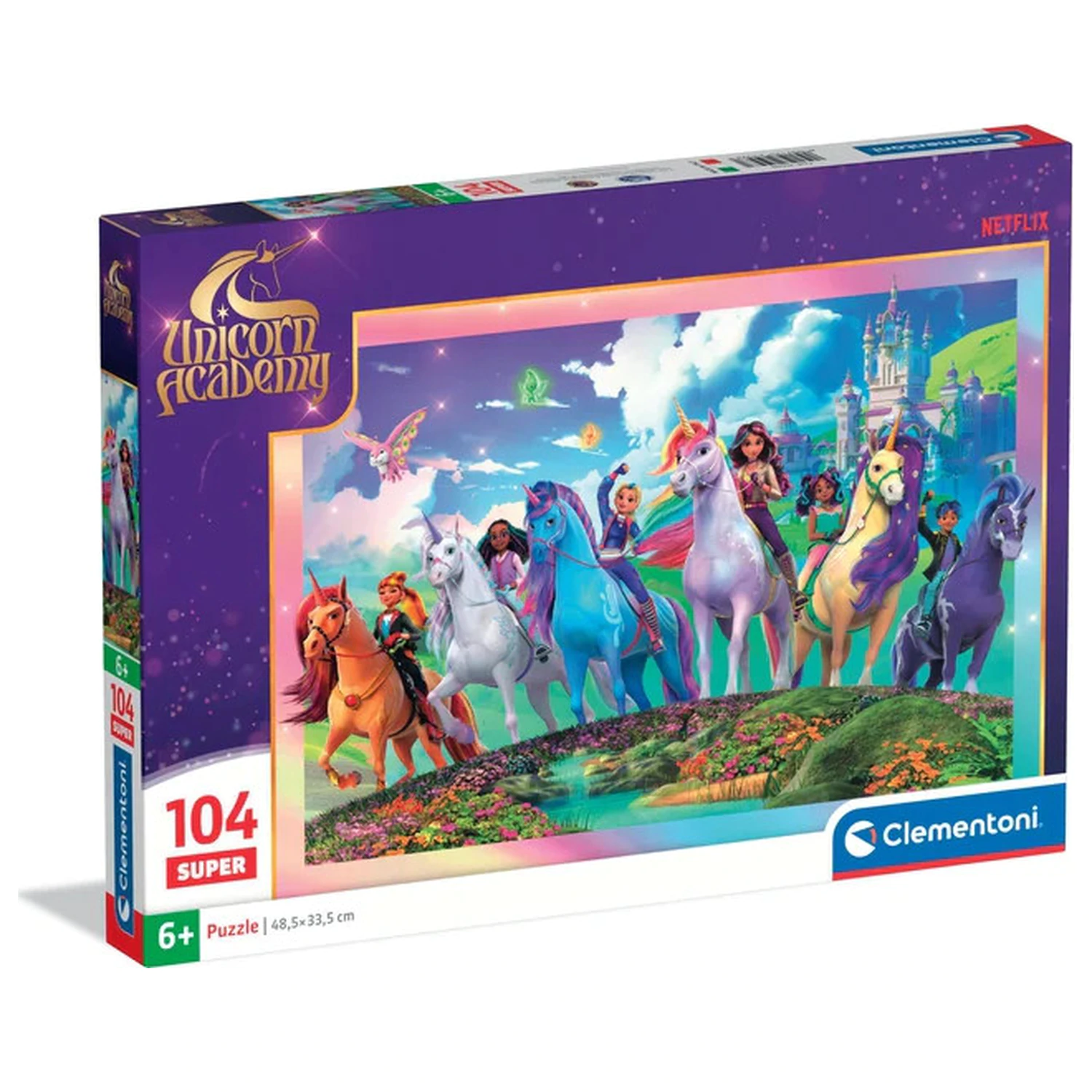 Unicorn Academy Mystic 104-dielne Super puzzle produktová fotografia