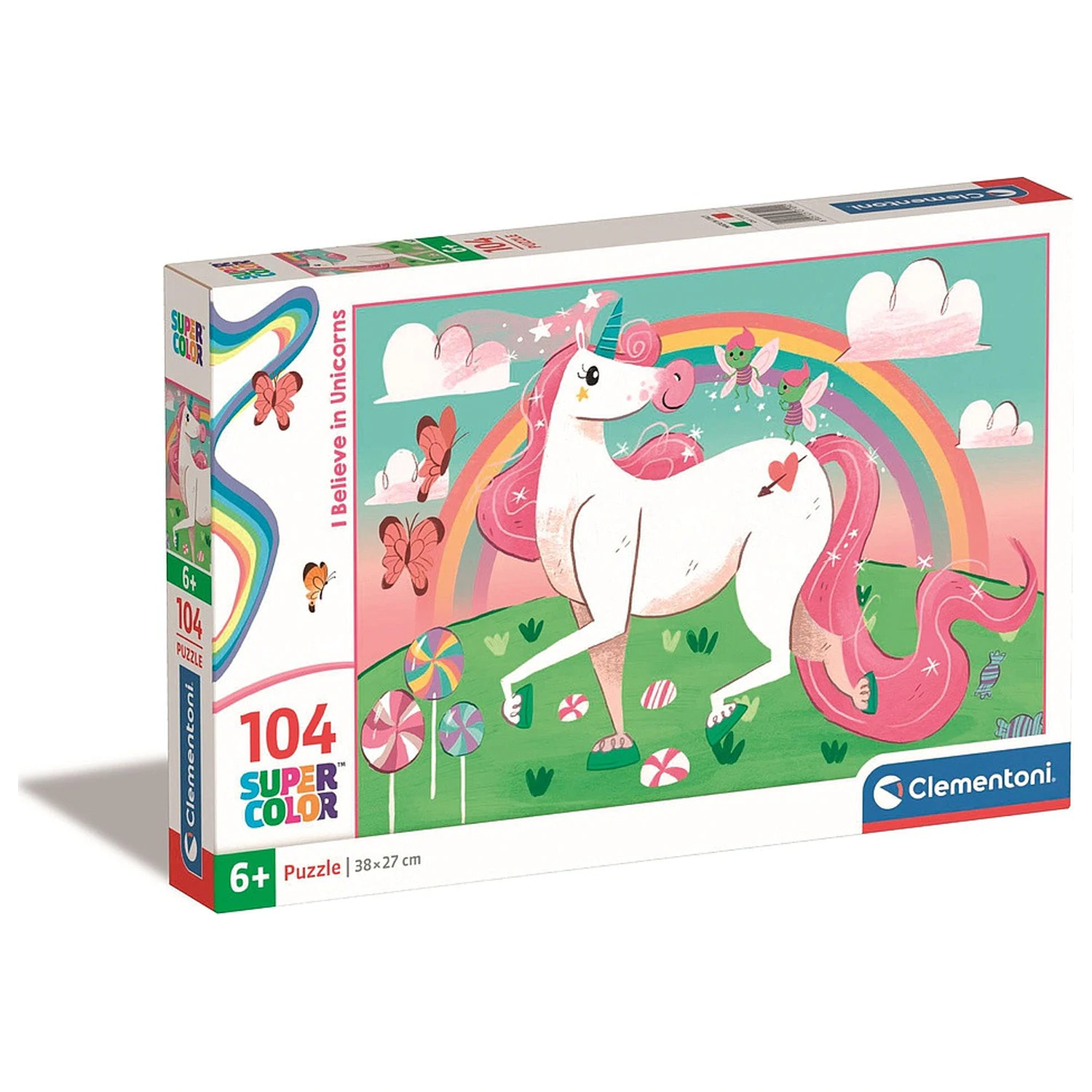 Unicorn Believe 104-dielne puzzle Clementoni produktová fotografia