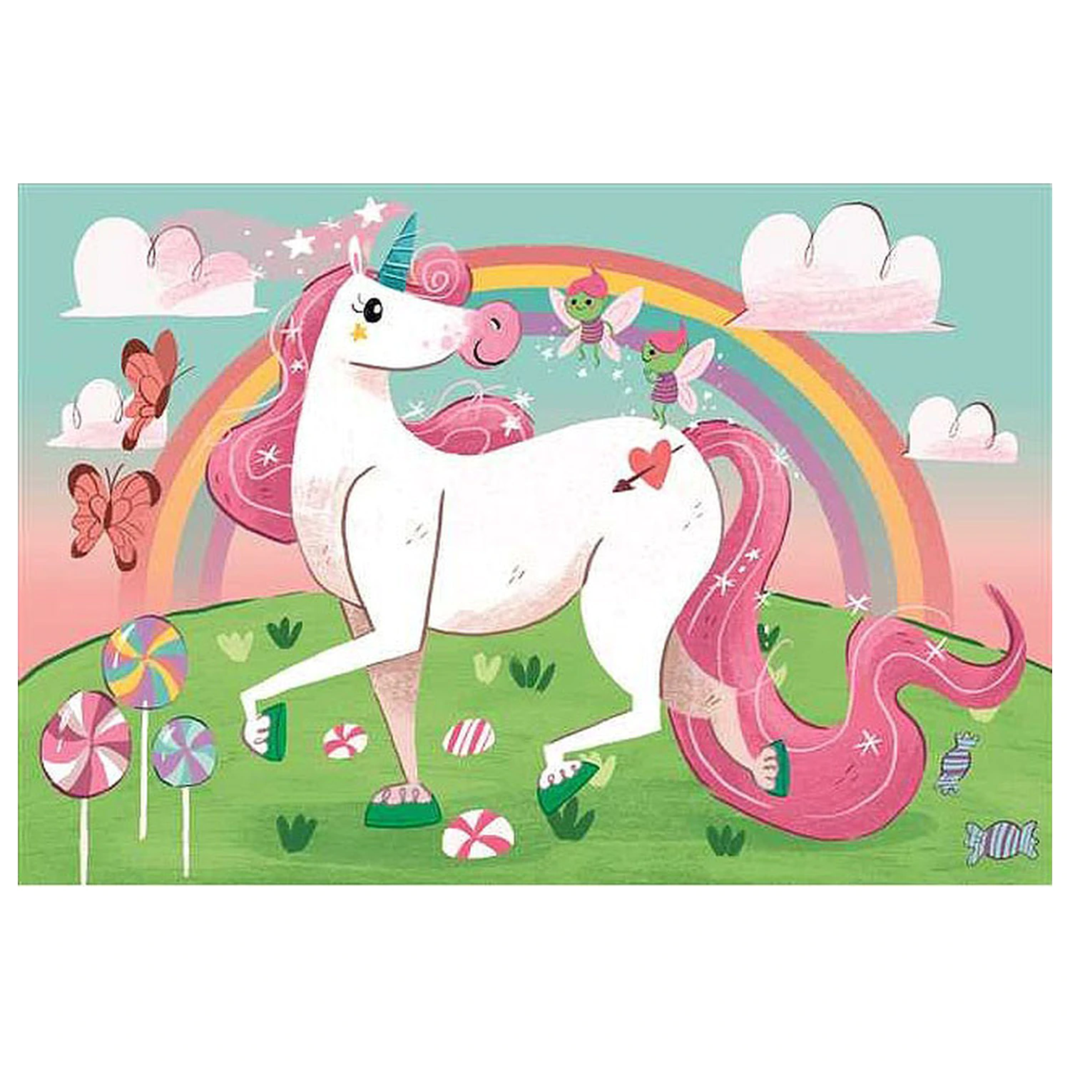 Unicorn Believe 104-dielne puzzle Clementoni produktová fotografia