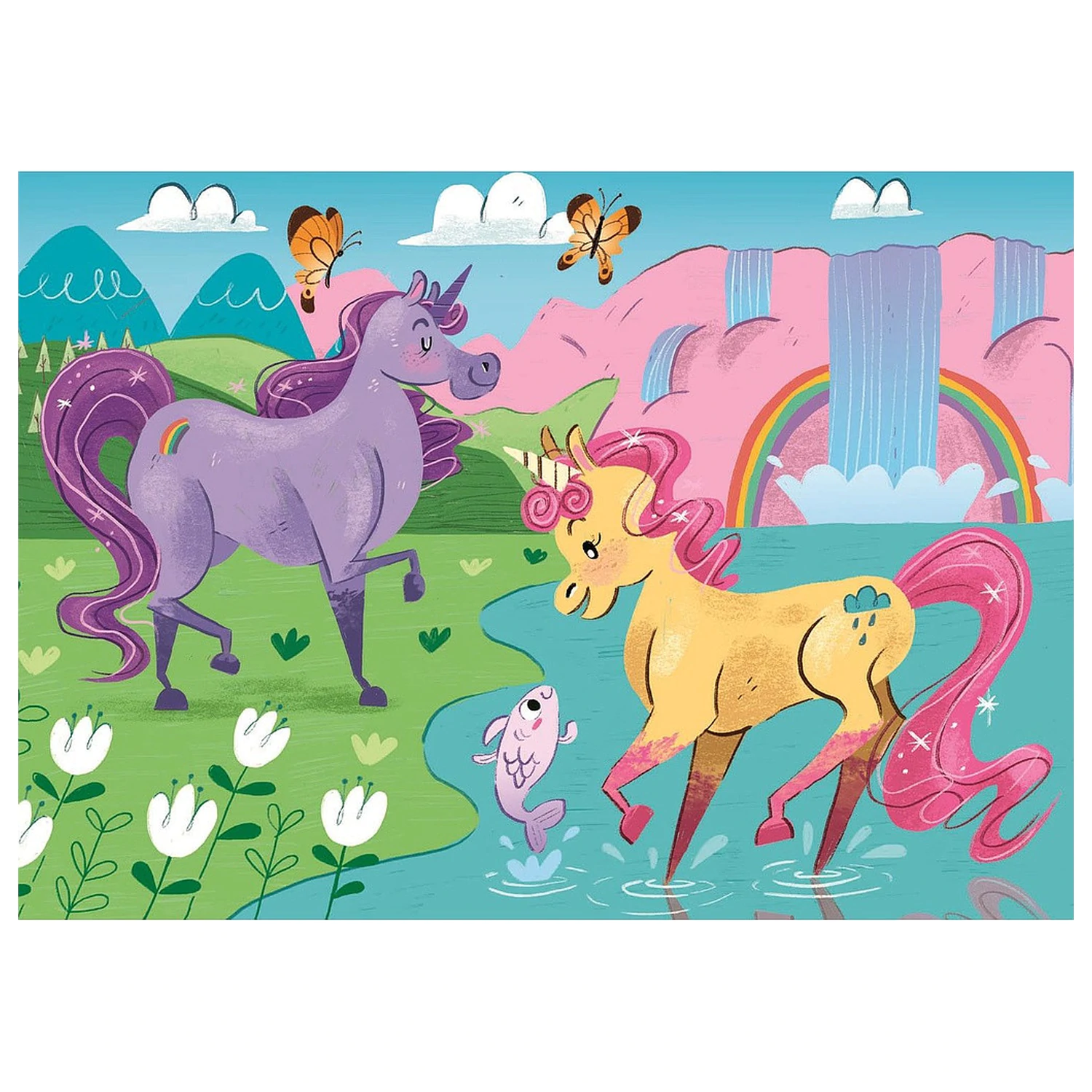 Unicorn Believe 2x20 kusov Puzzle produktová fotografia