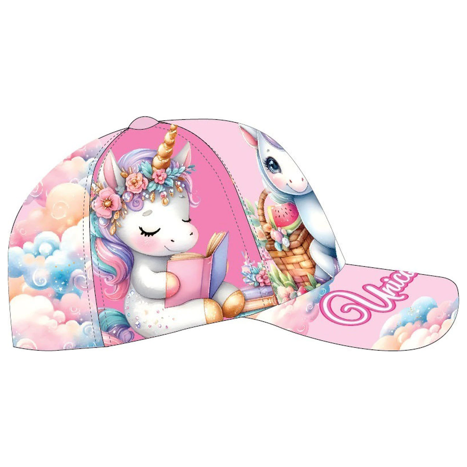 Unicorn Clouds detská baseballová čiapka 53 cm produktová fotografia