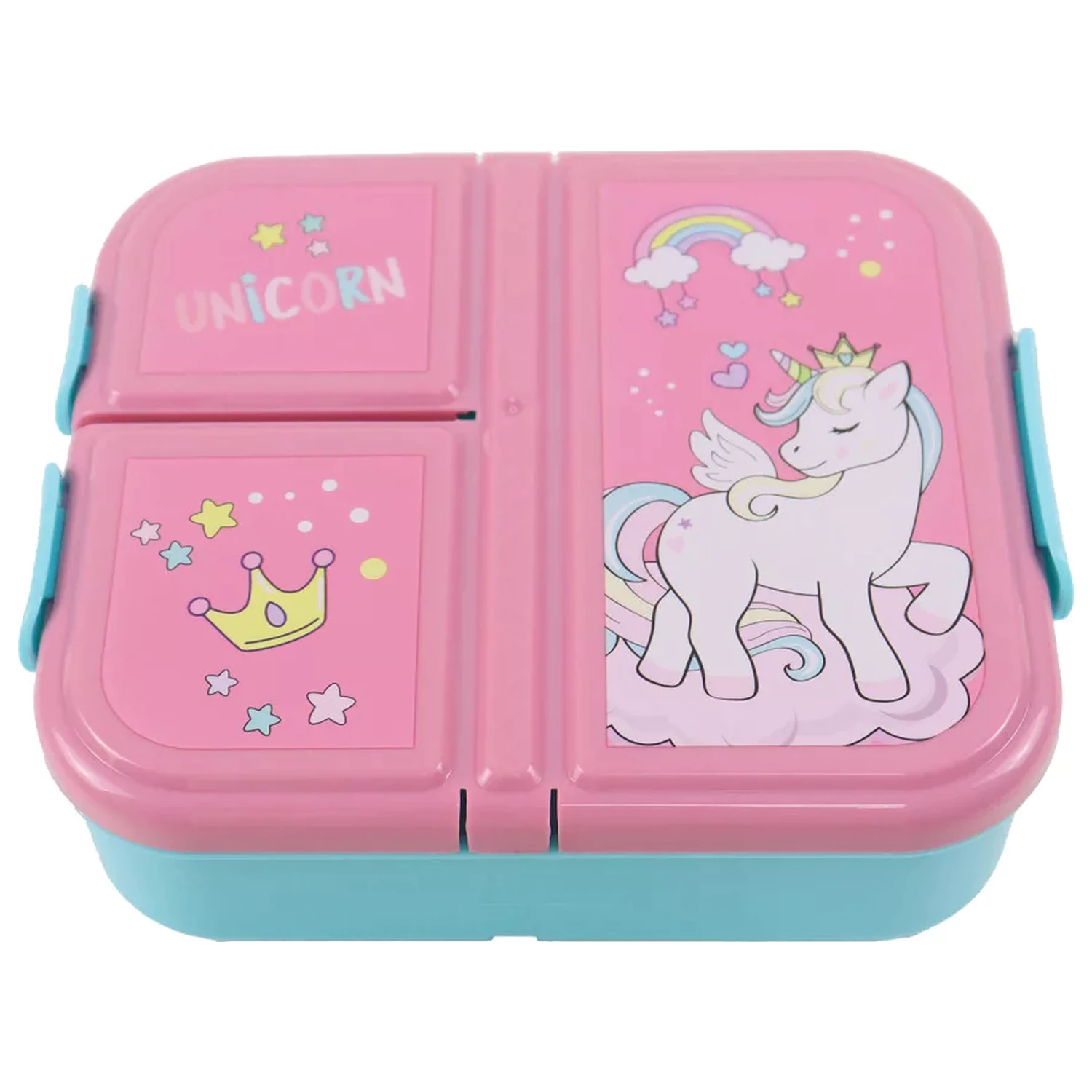 Unicorn Crown viacpriehradkový obedár, sendvičový box produktová fotografia