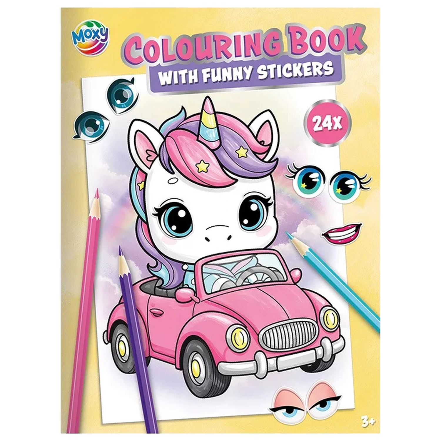 Omaľovánka Unicorn Friends so samolepkami produktová fotografia
