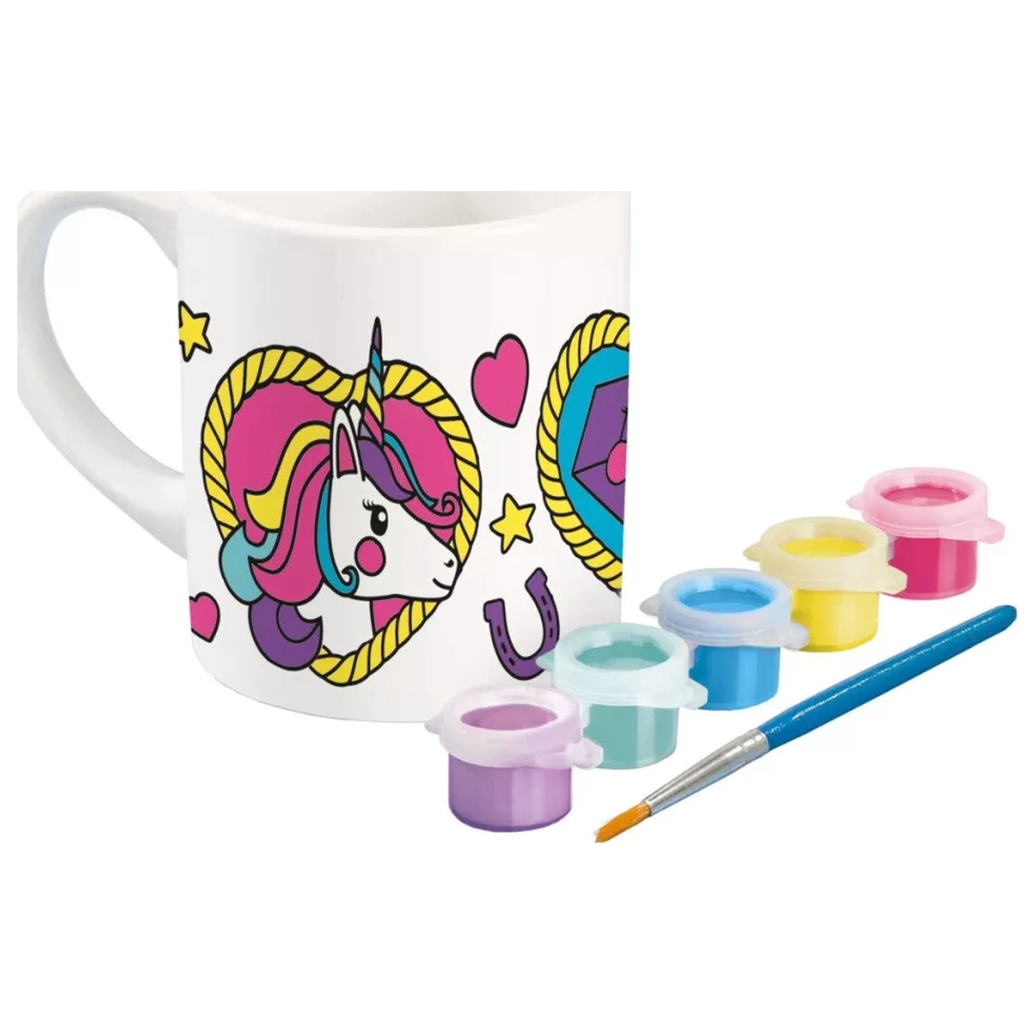 Unicorn Heart maľovateľný porcelánový hrnček 235 ml produktová fotografia