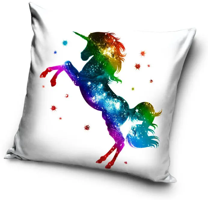 Unicorn vankúš, dekoratívny vankúš 40x40 cm produktová fotografia