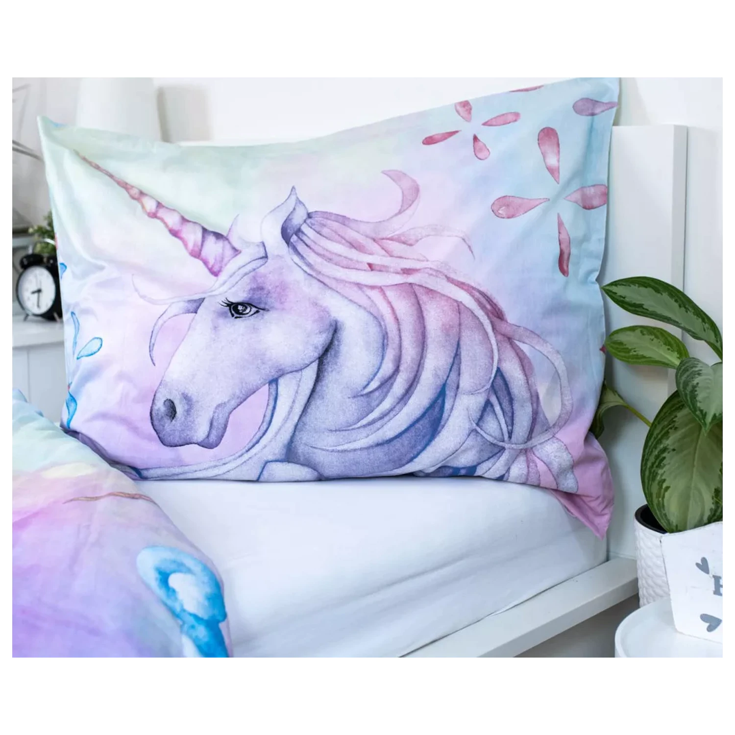 Unicorn Pastel Rainbow obliečka na perinu produktová fotografia