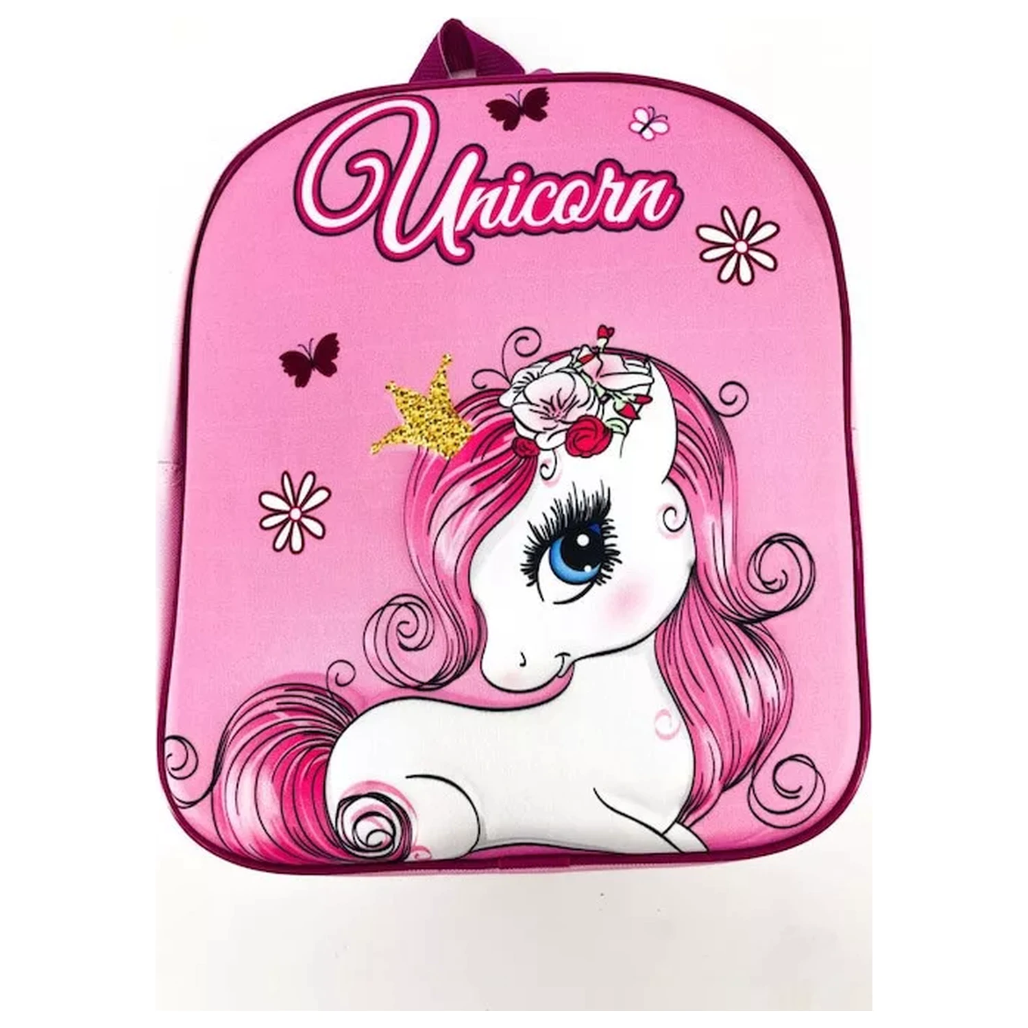 Unicorn Pink Blossom 3D batoh, taška 30 cm produktová fotografia