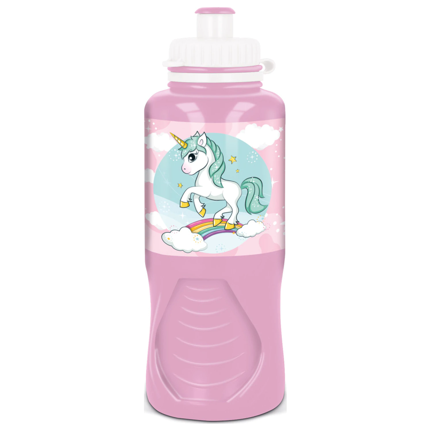 Unicorn Range Ergo Plastová športová fľaša na vodu 430 ml produktová fotografia
