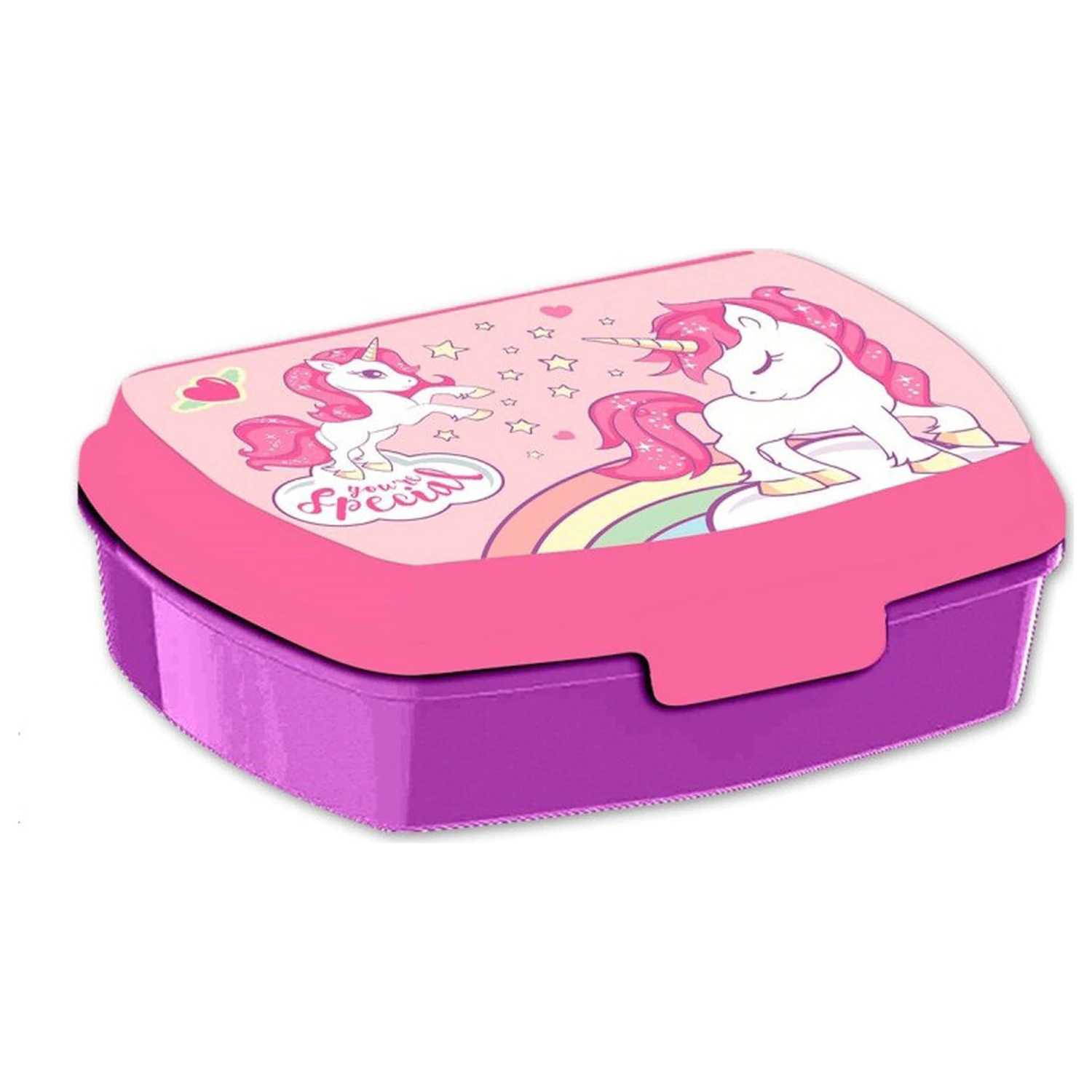 Unicorn Špeciálny Vtipný Plastový Box na sendviče produktová fotografia