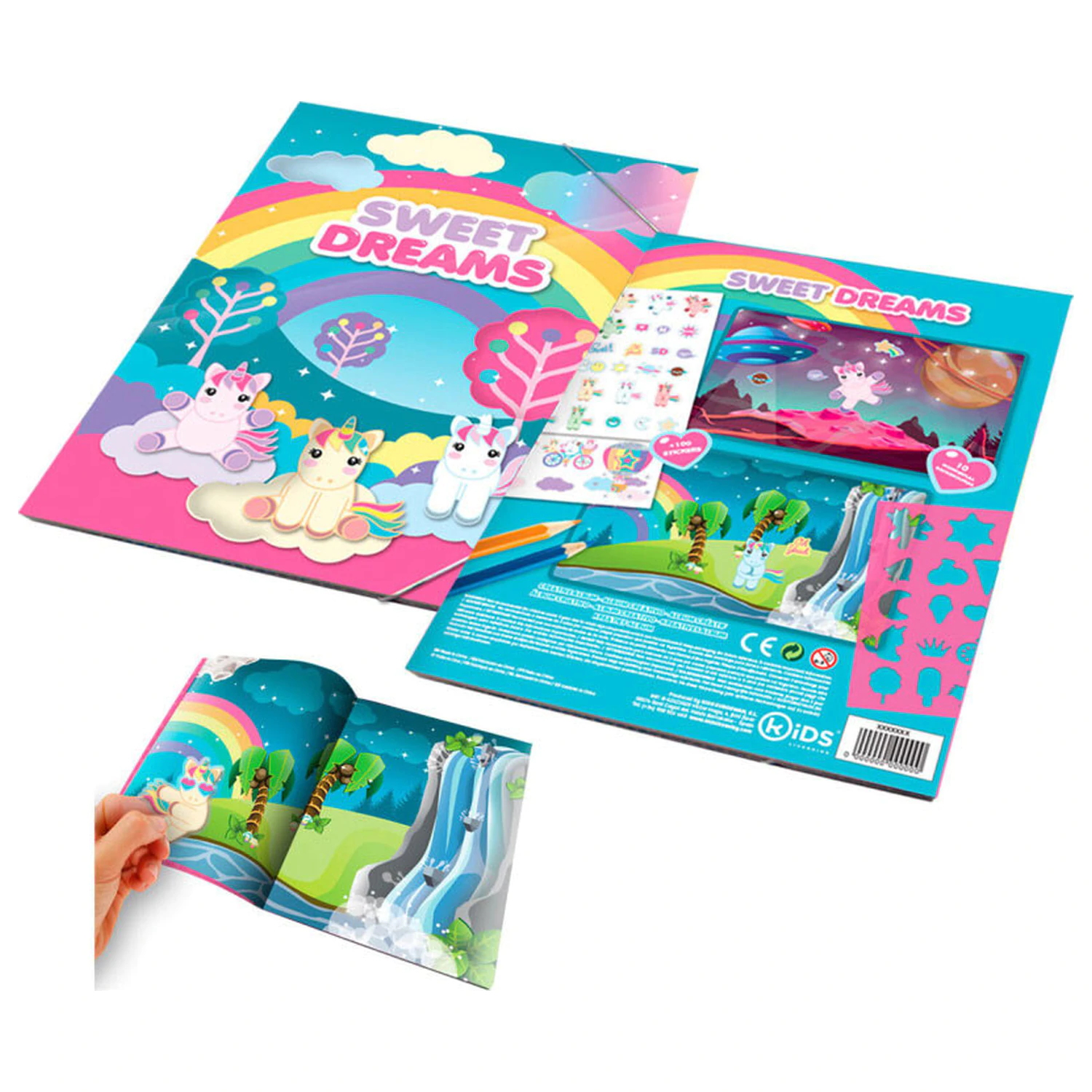 Unicorn Sweet Dreams Album s nálepkami a 1000 nálepkami produktová fotografia