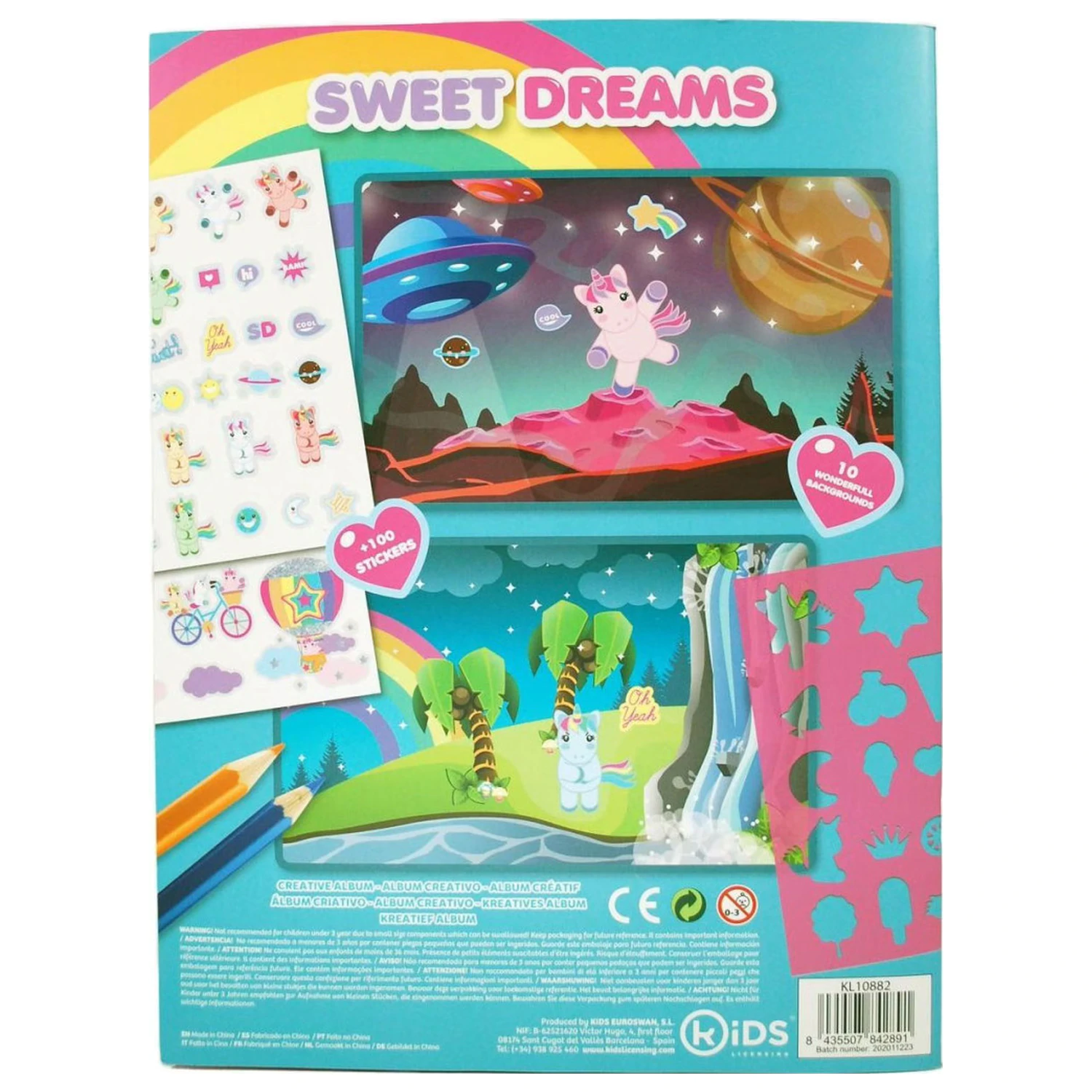 Unicorn Sweet Dreams Album s nálepkami a 1000 nálepkami produktová fotografia