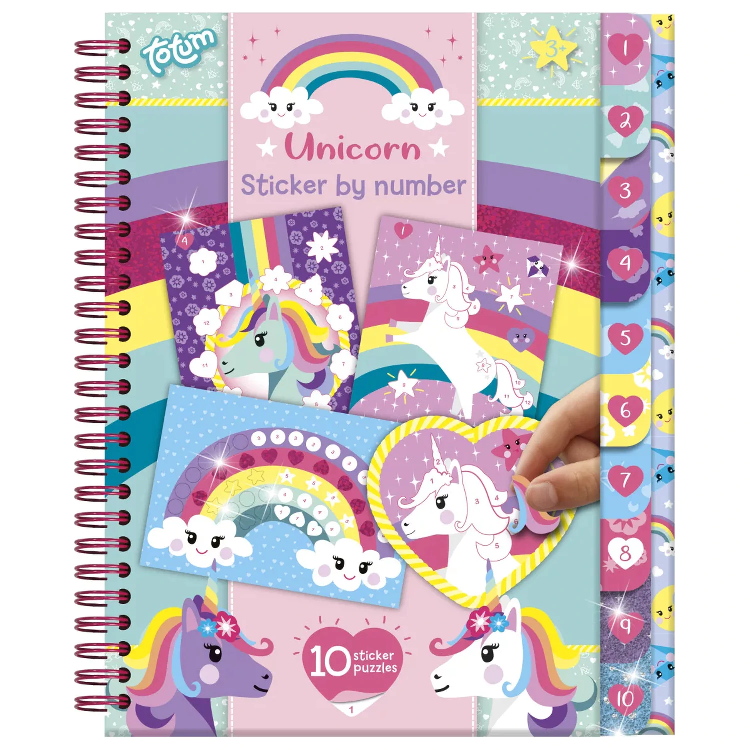 Unicorn Totem nálepka kreatívna súprava produktová fotografia