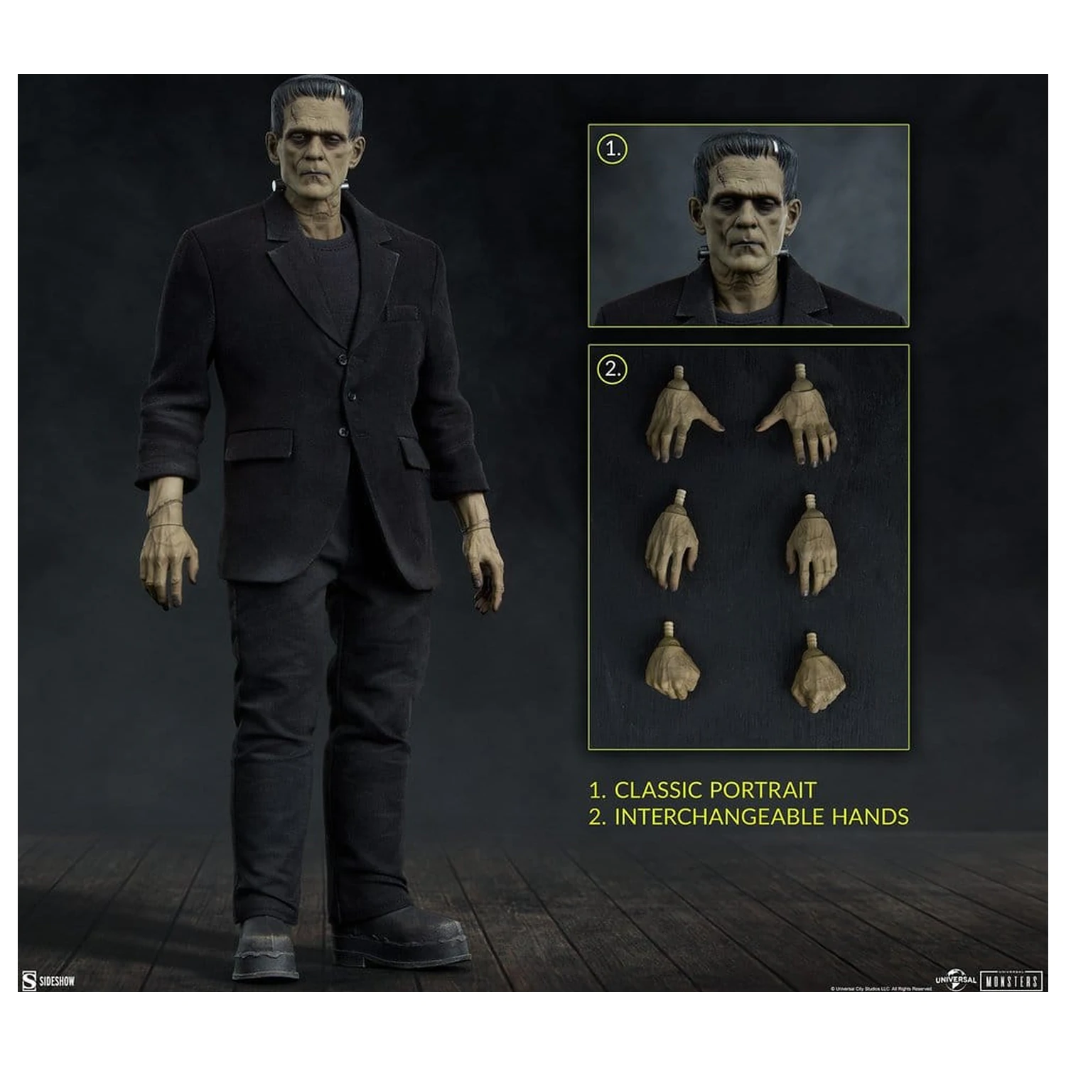 Universal Monsters akčná figúrka 1/6 Frankenstein (Collector Edition) 33 cm produktová fotografia