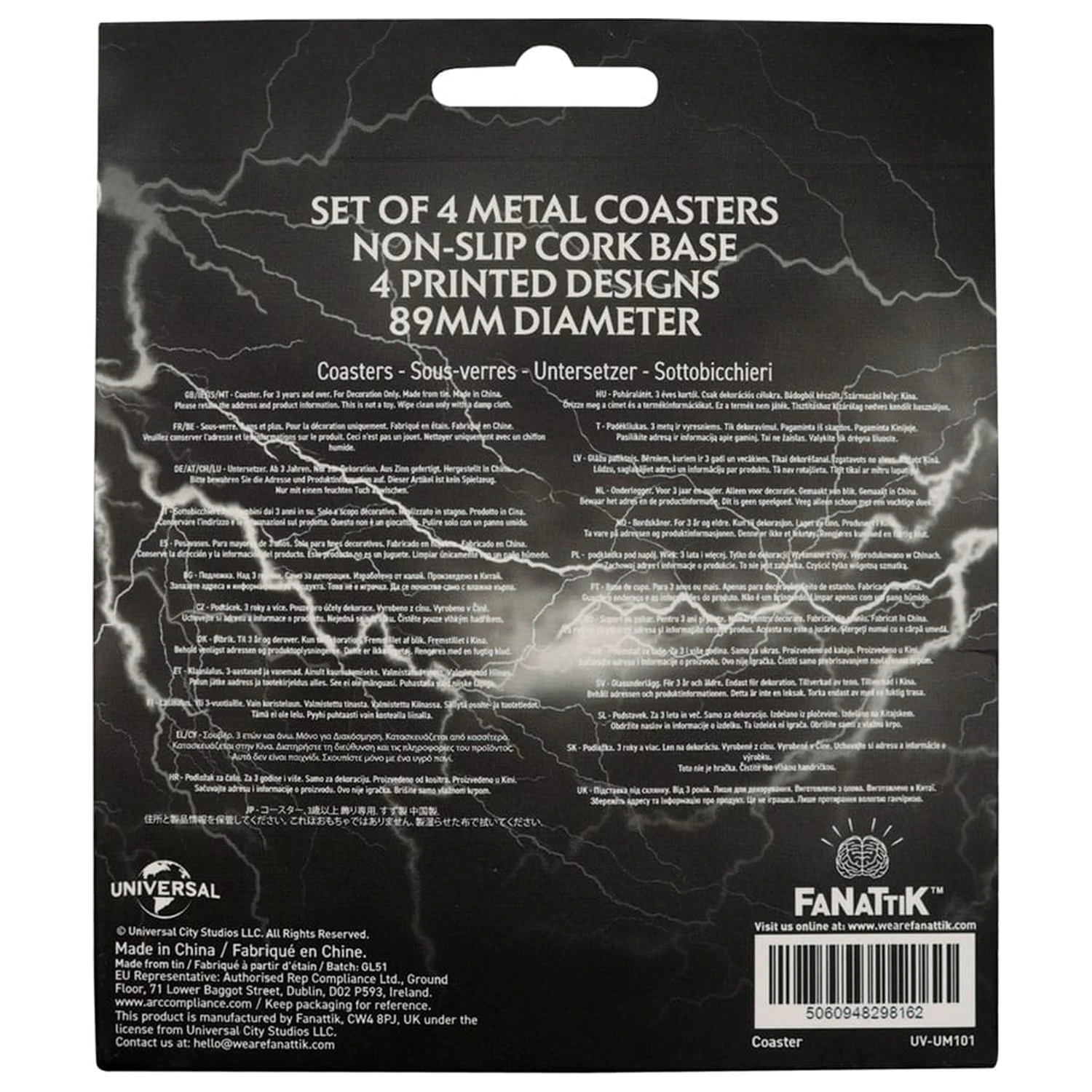 Universal Monsters Podložka pod pohár 4-balenie produktová fotografia