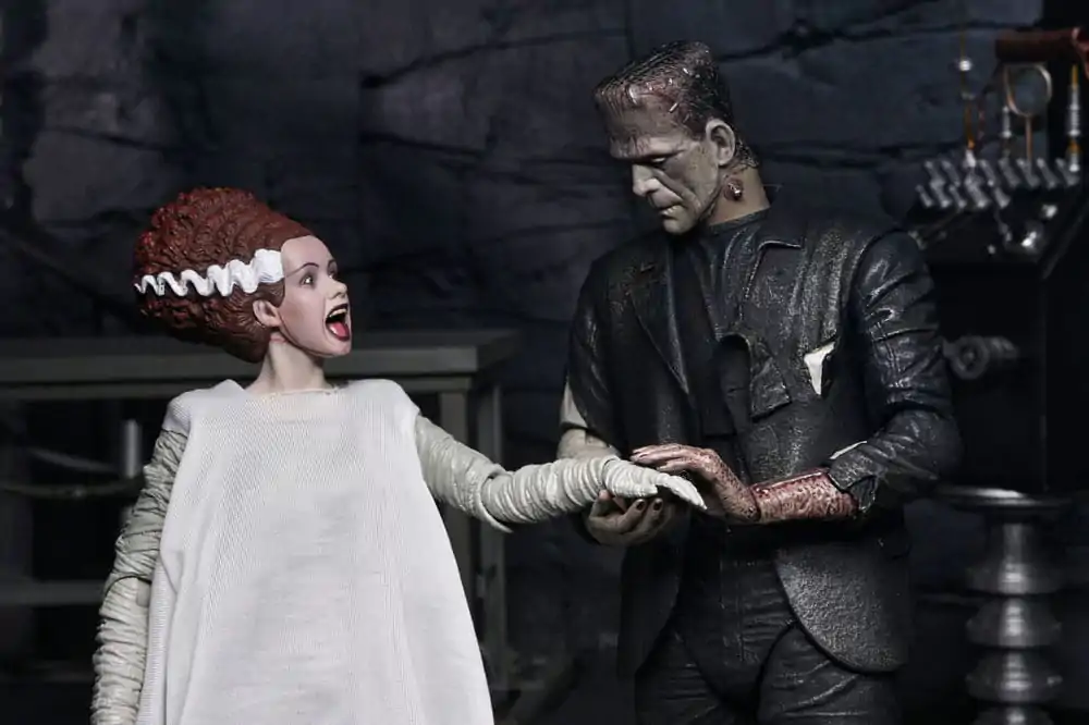 Universal Monsters akčné figúrky 2-balenie Bride of Frankenstein 90. výročie The Monster & His Mate 18 cm produktová fotografia