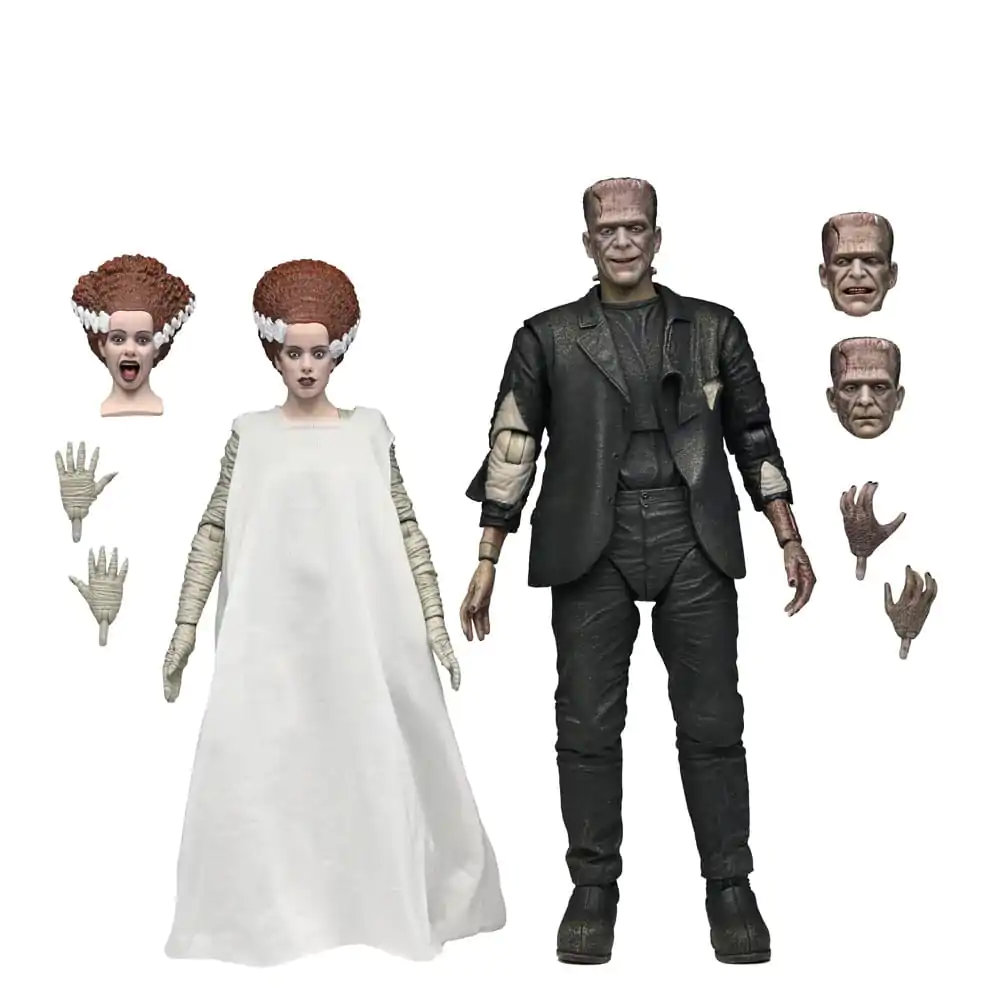 Universal Monsters akčné figúrky 2-balenie Bride of Frankenstein 90. výročie The Monster & His Mate 18 cm produktová fotografia
