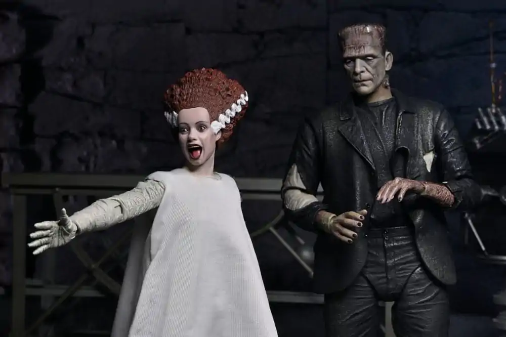 Universal Monsters akčné figúrky 2-balenie Bride of Frankenstein 90. výročie The Monster & His Mate 18 cm produktová fotografia