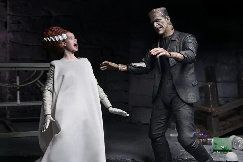 Universal Monsters akčné figúrky 2-balenie Bride of Frankenstein 90. výročie The Monster & His Mate 18 cm produktová fotografia