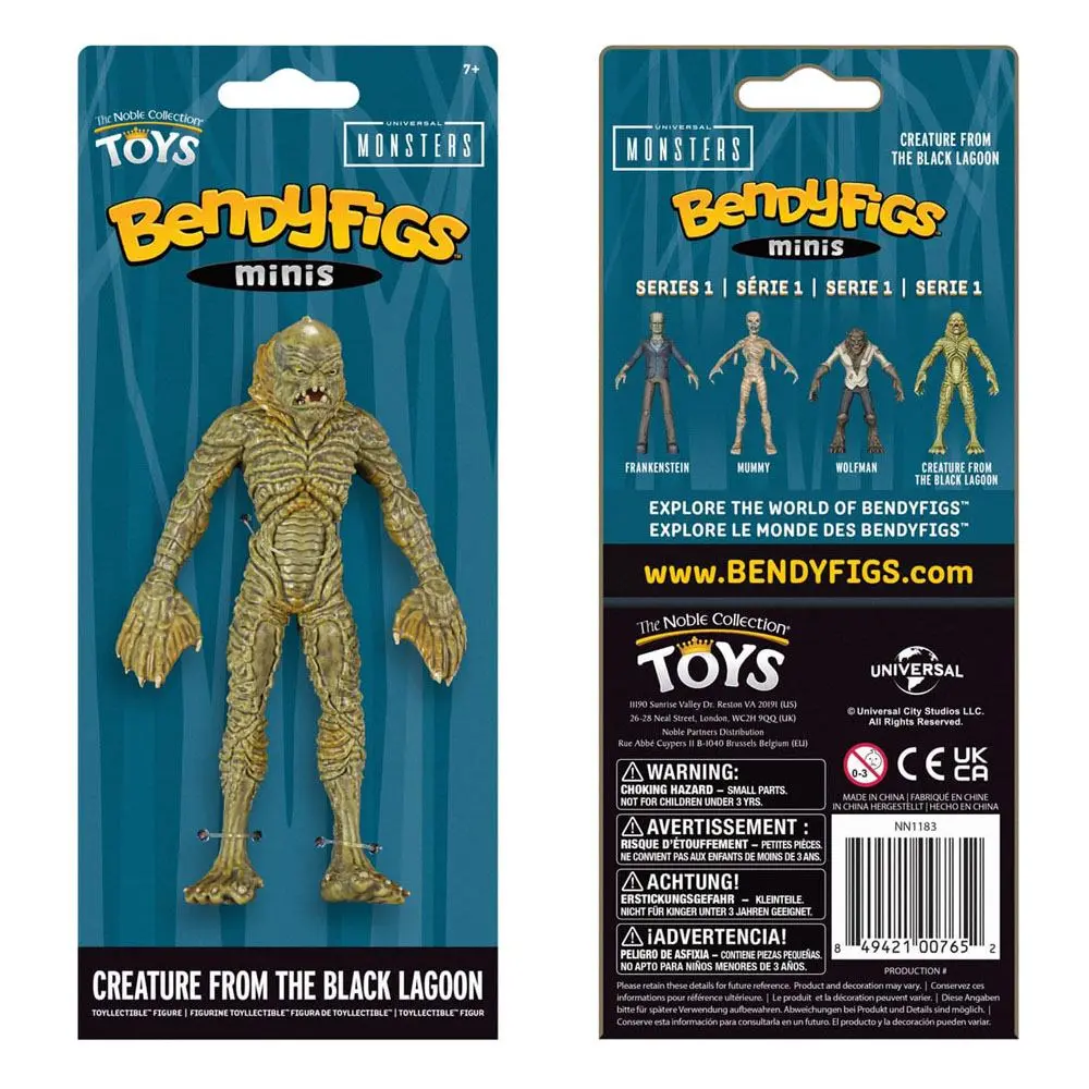 Universal Monsters Bendyfigs Ohybná figúrka Creature from the Black Lagoon 14 cm produktová fotografia