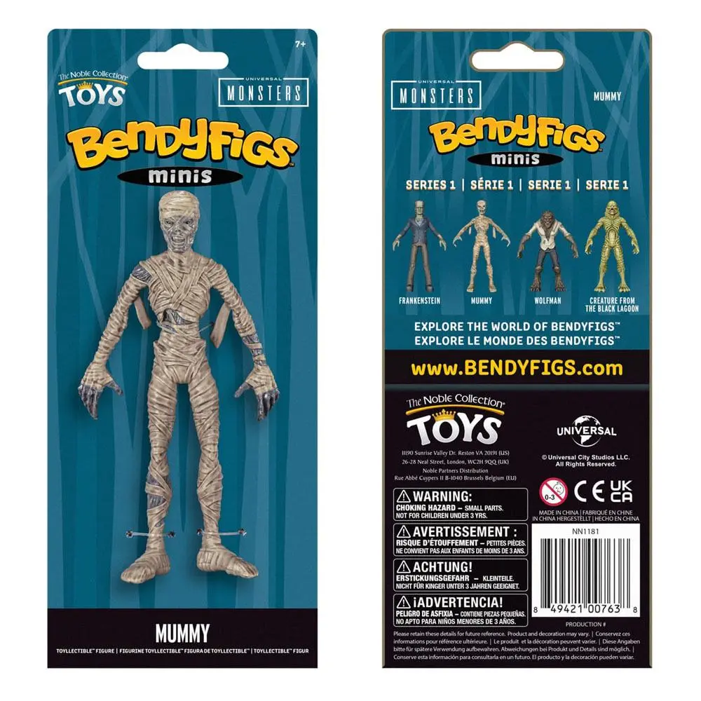 Universal Monsters Bendyfigs Ohýbateľná figúrka Mummy 14 cm produktová fotografia
