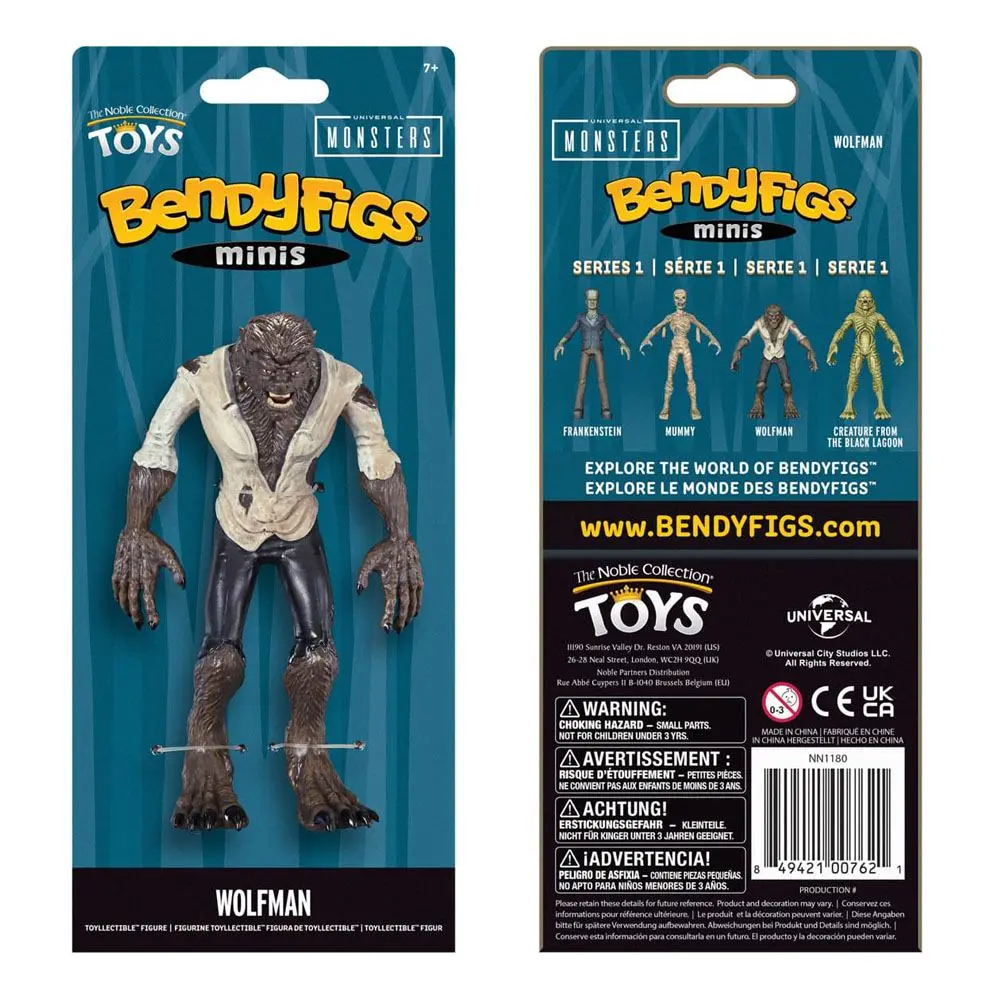Universal Monsters Bendyfigs ohybná figúrka Wolfman 14 cm produktová fotografia